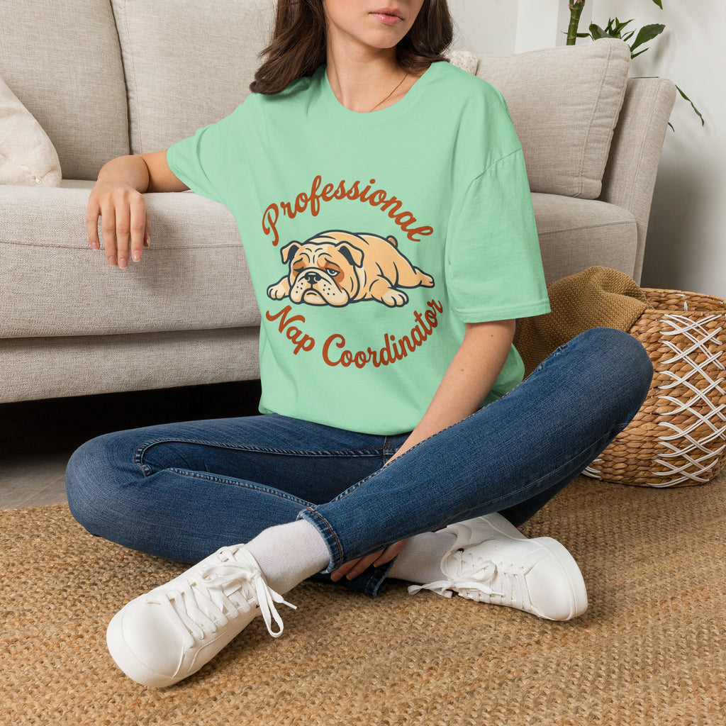 Professional Nap Coordinator Bulldog T-Shirt