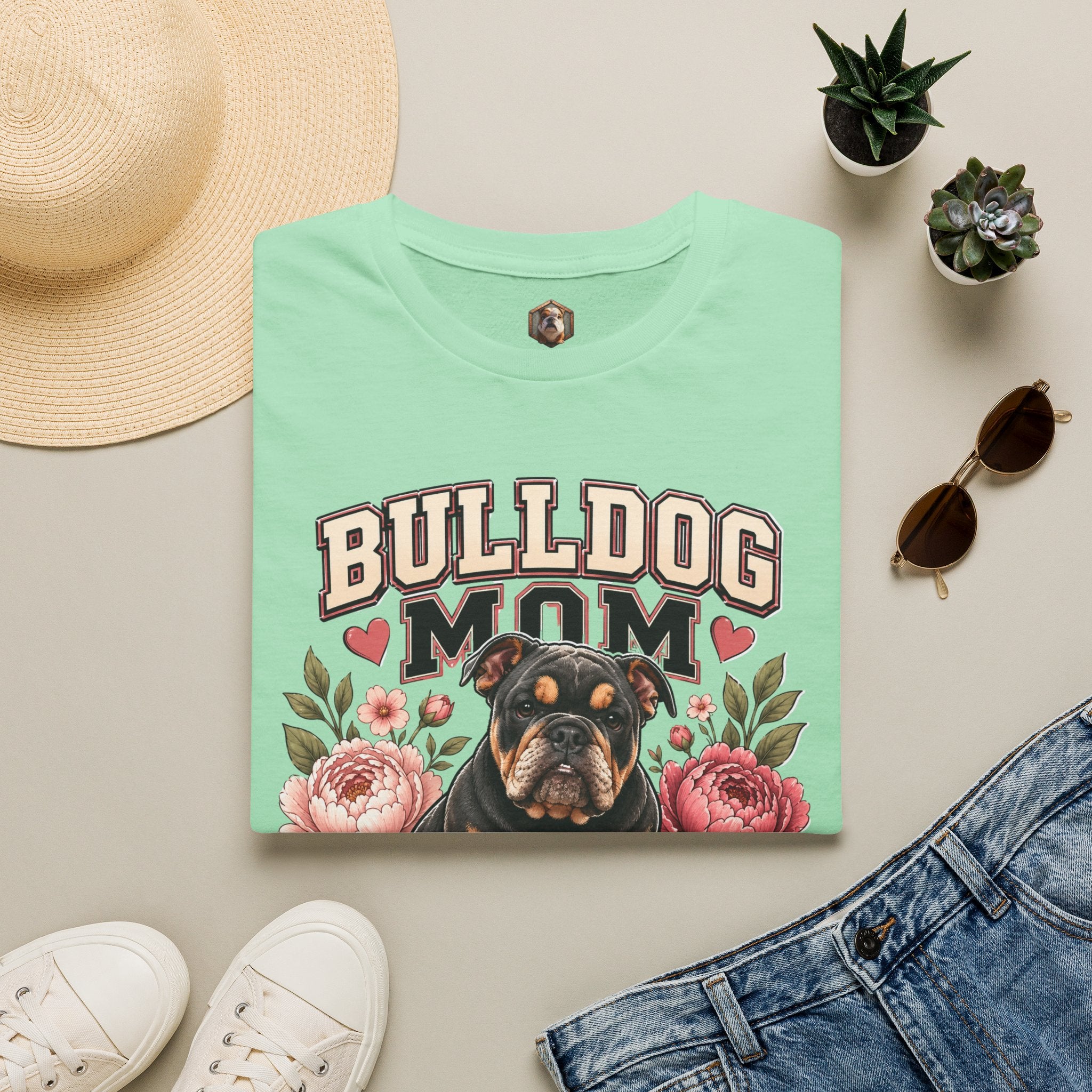 Bulldog Mom T-Shirt