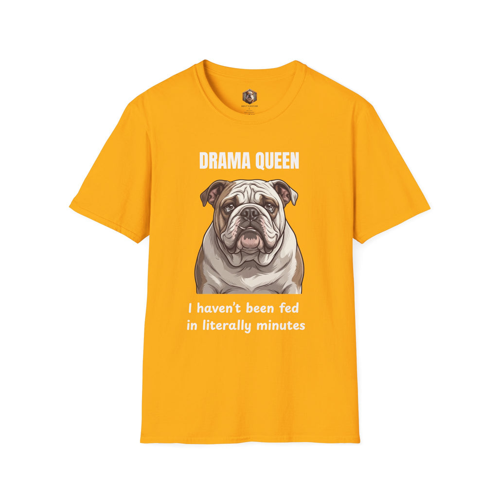 Drama Queen Bulldog T-Shirt