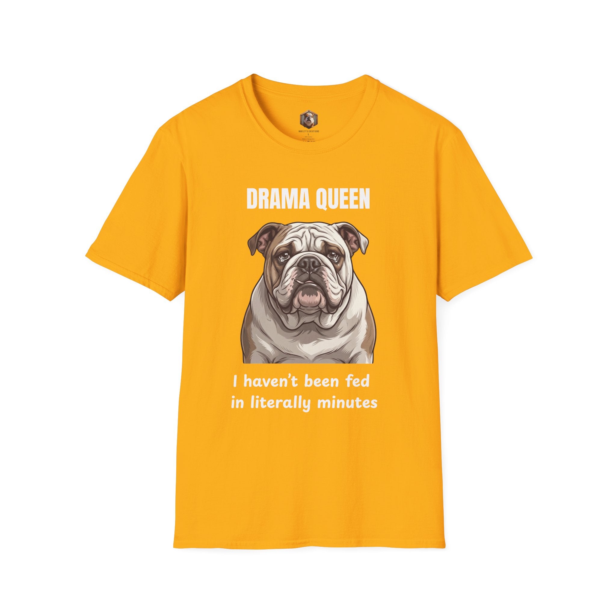 Drama Queen Bulldog T-Shirt