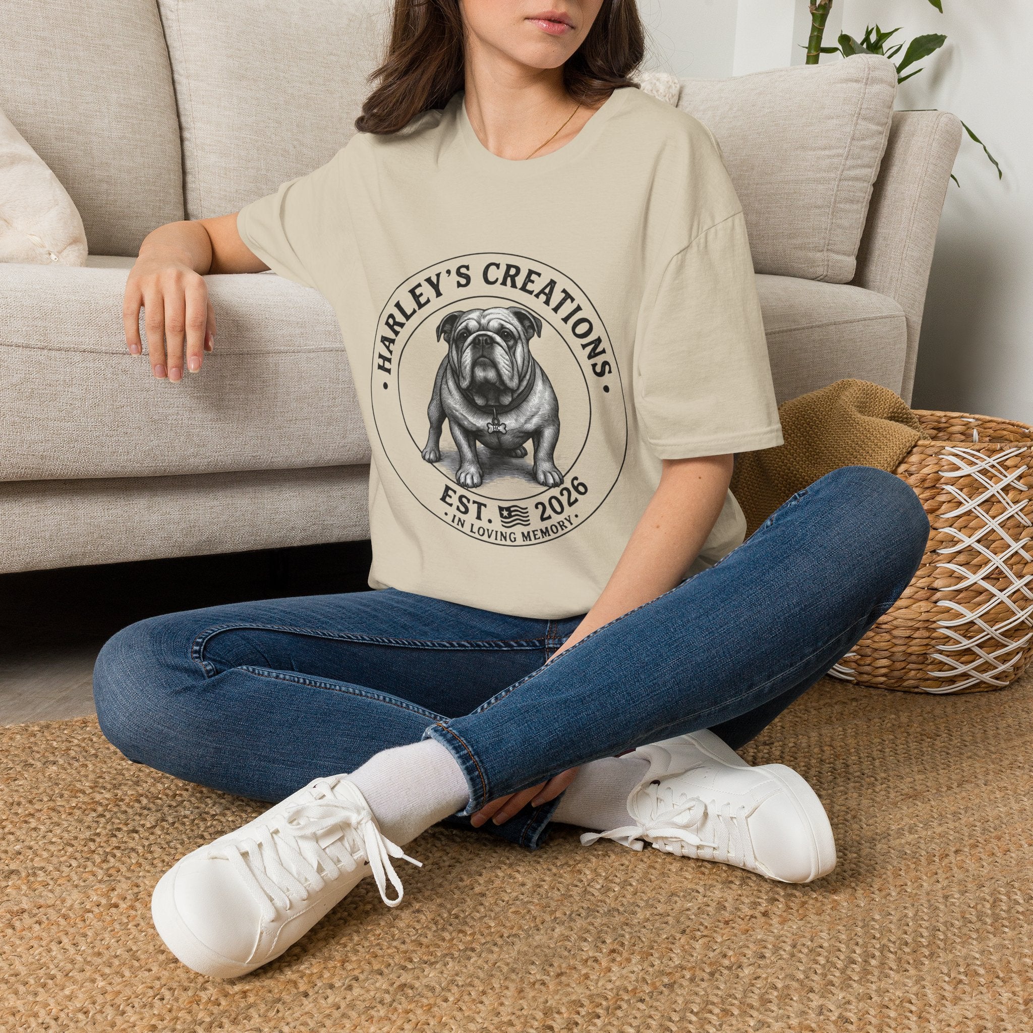 "Harley’s Creations" Bulldog T-Shirt