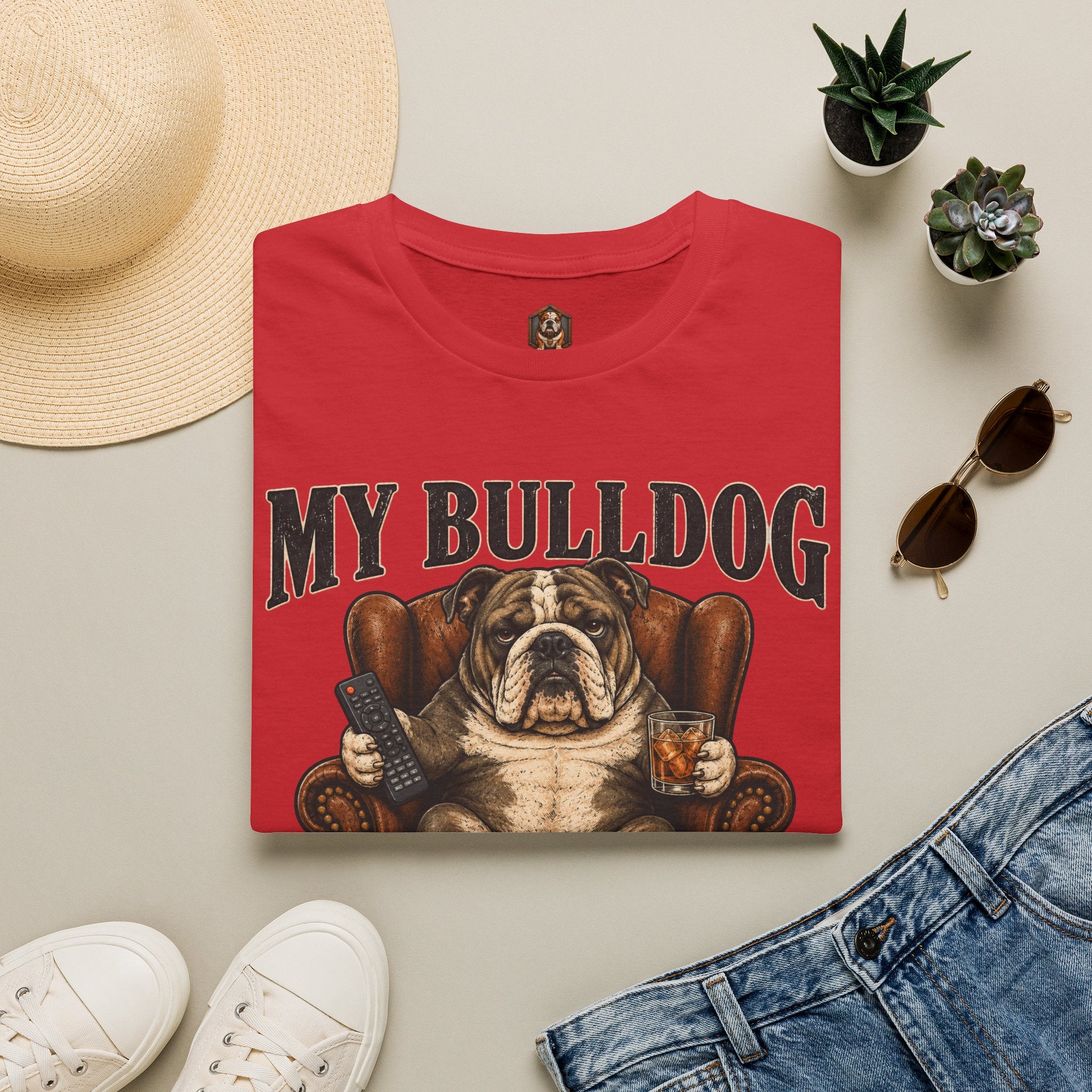 My Bulldog Runs This House T-Shirt