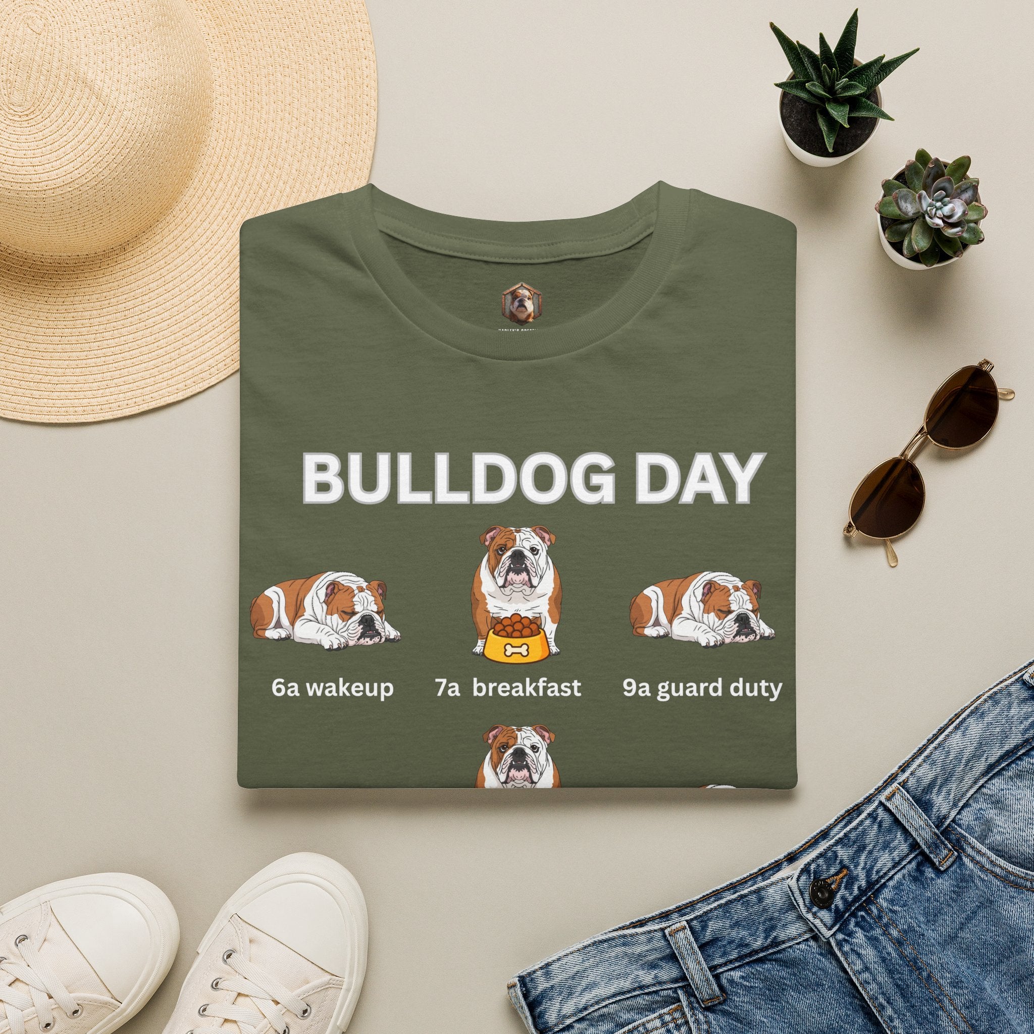 Bulldog Day Schedule T-Shirt