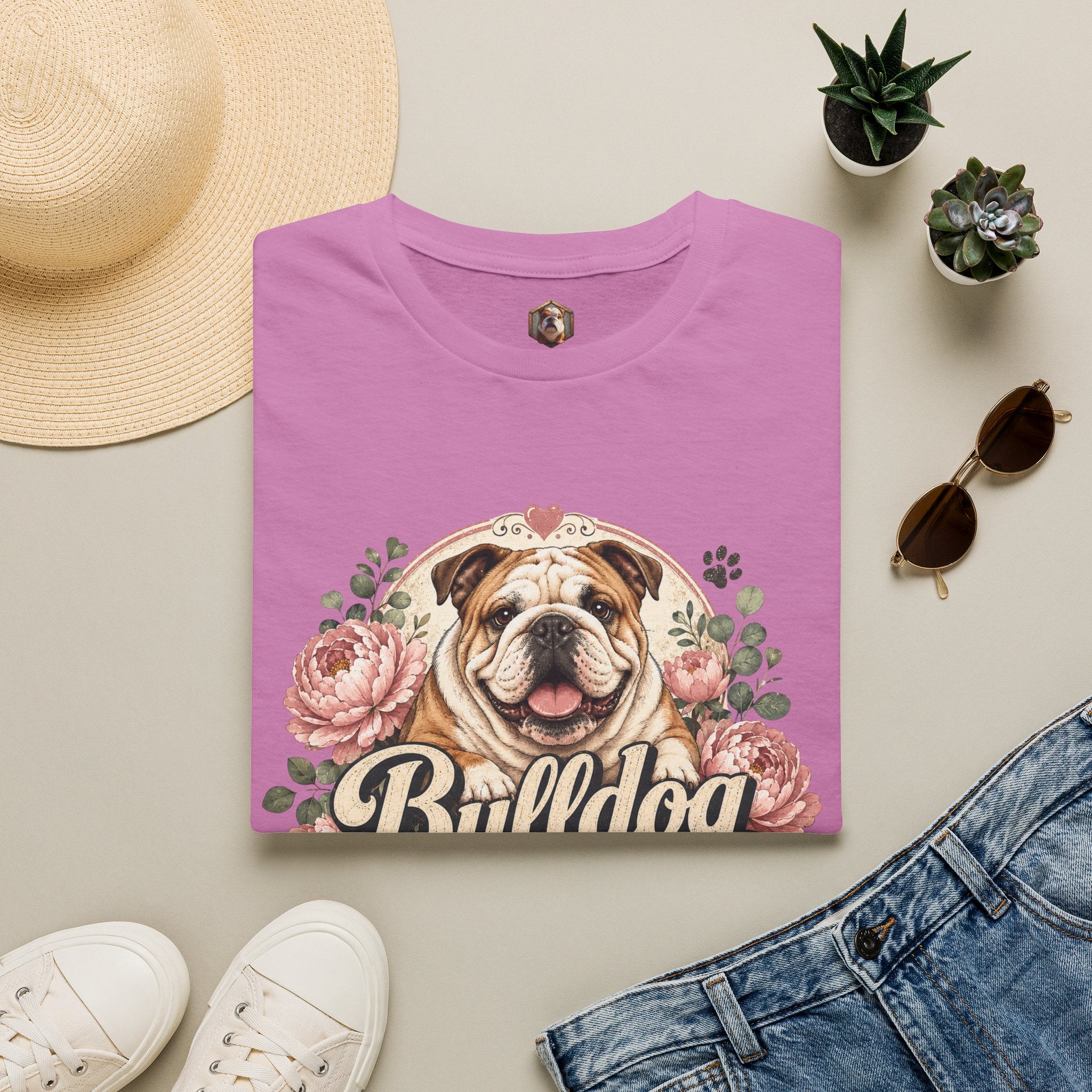 Bulldog Mom T-Shirt