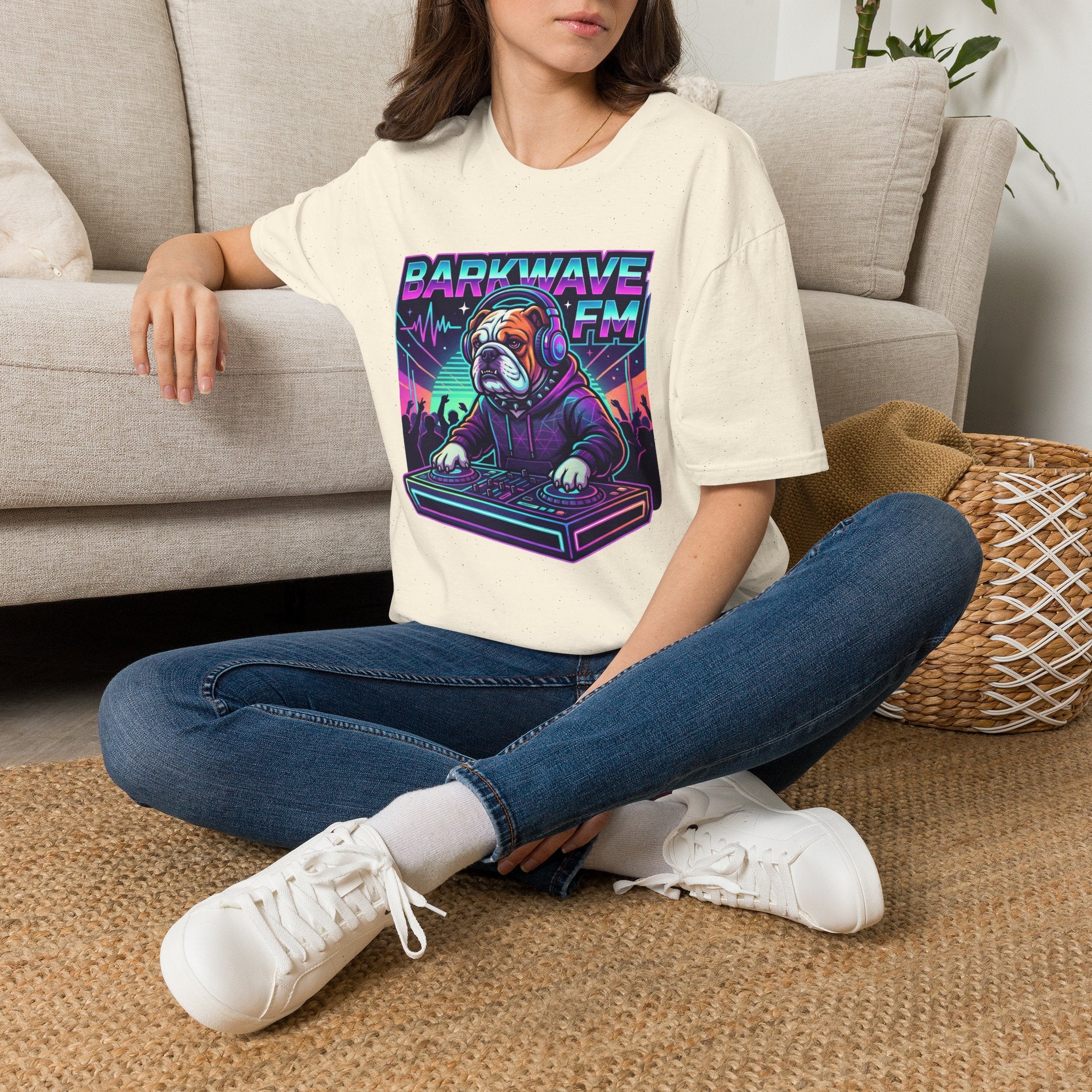 Barkwave FM Bulldog T-Shirt