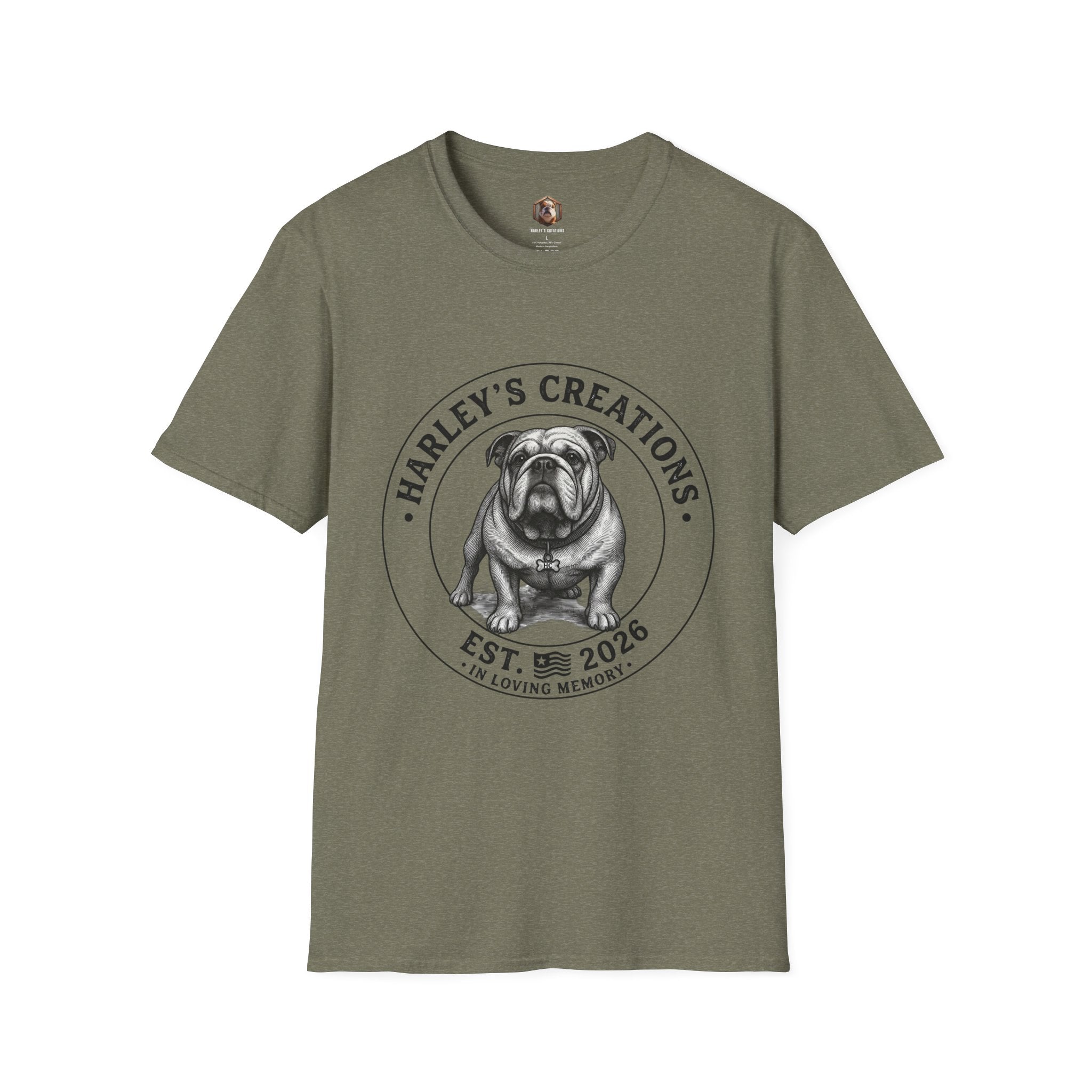 "Harley’s Creations" Bulldog T-Shirt