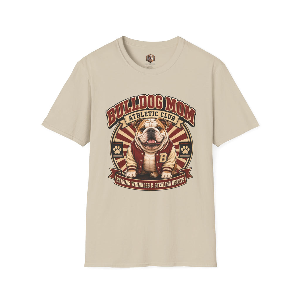 Bulldog Mom Athletic T-Shirt
