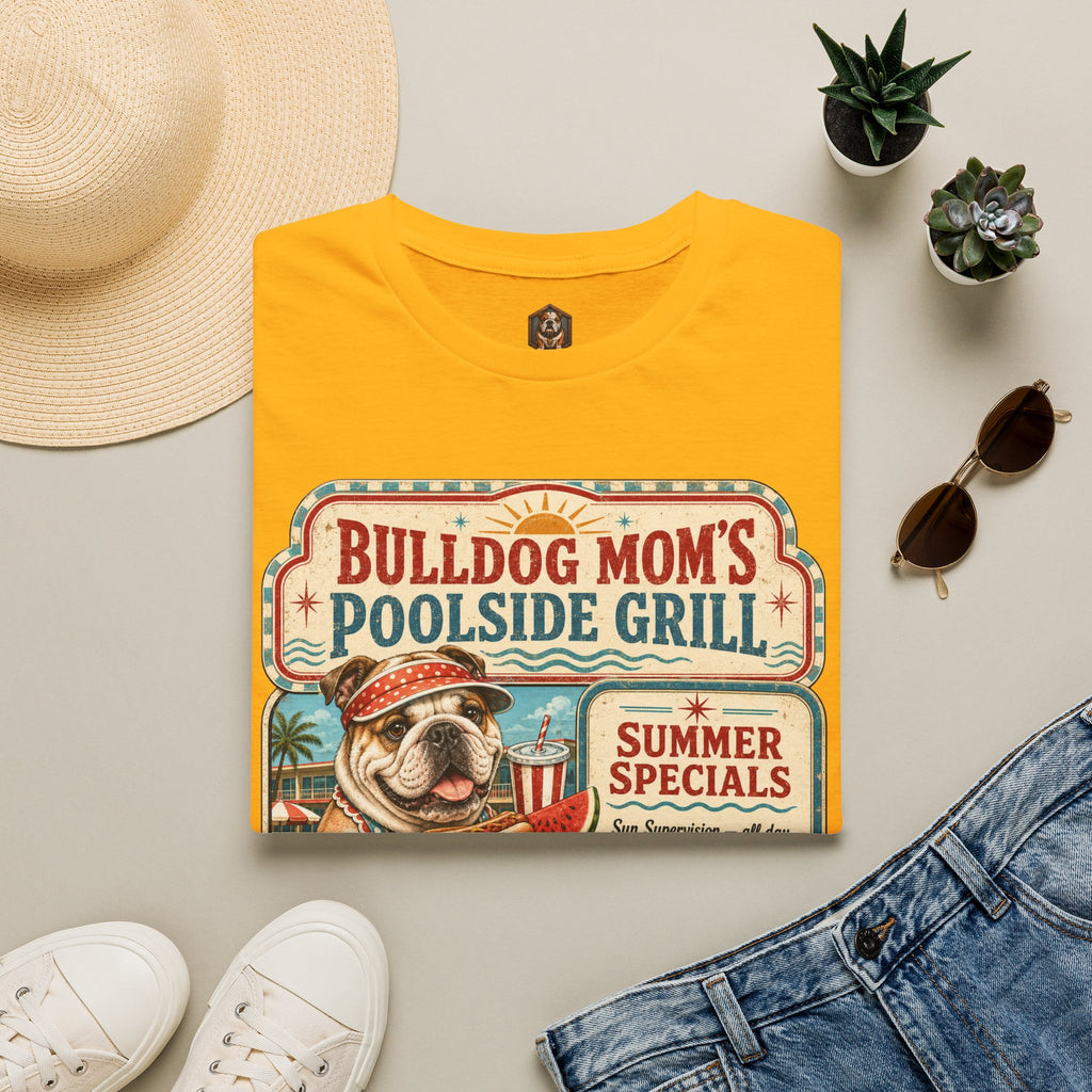 Bulldog Mom's Poolside Grill T-Shirt
