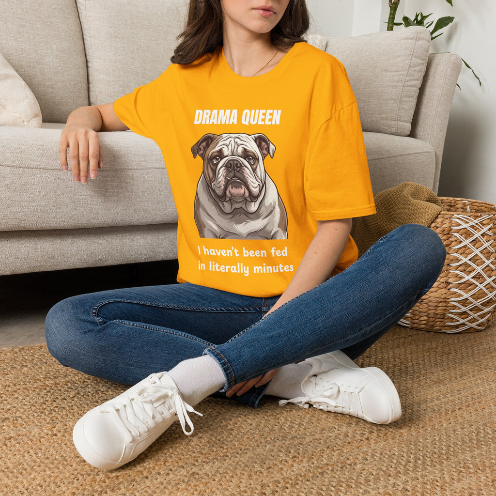 Drama Queen Bulldog T-Shirt