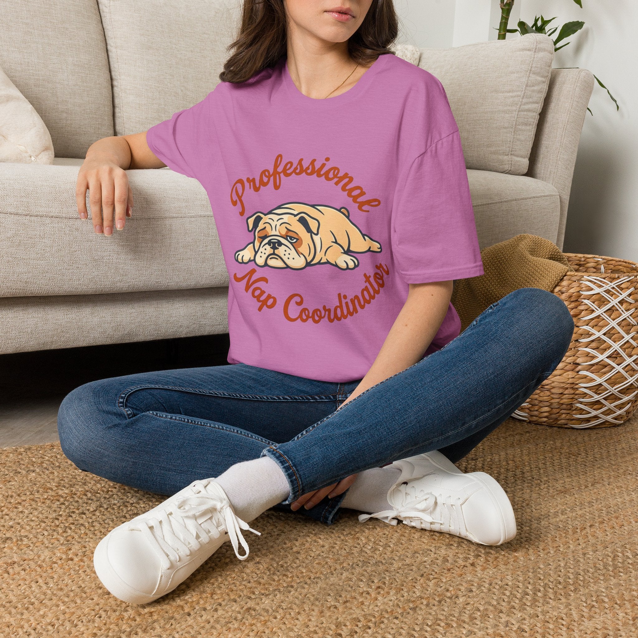 Professional Nap Coordinator Bulldog T-Shirt