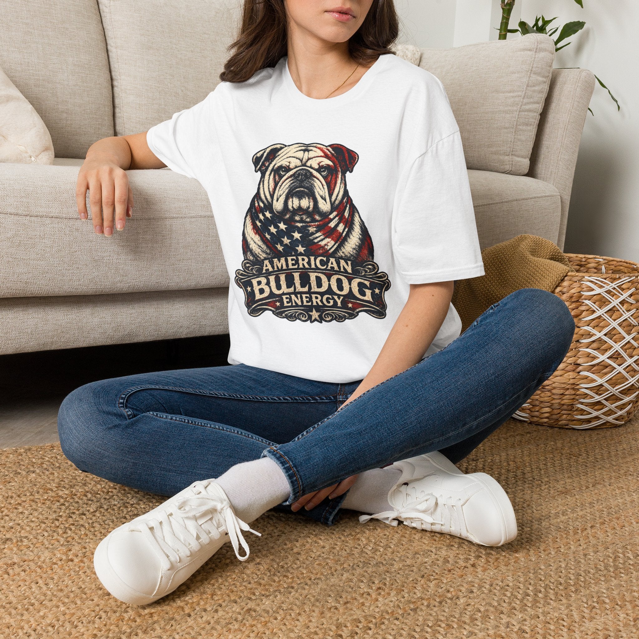Patriotic Bulldog T-Shirt