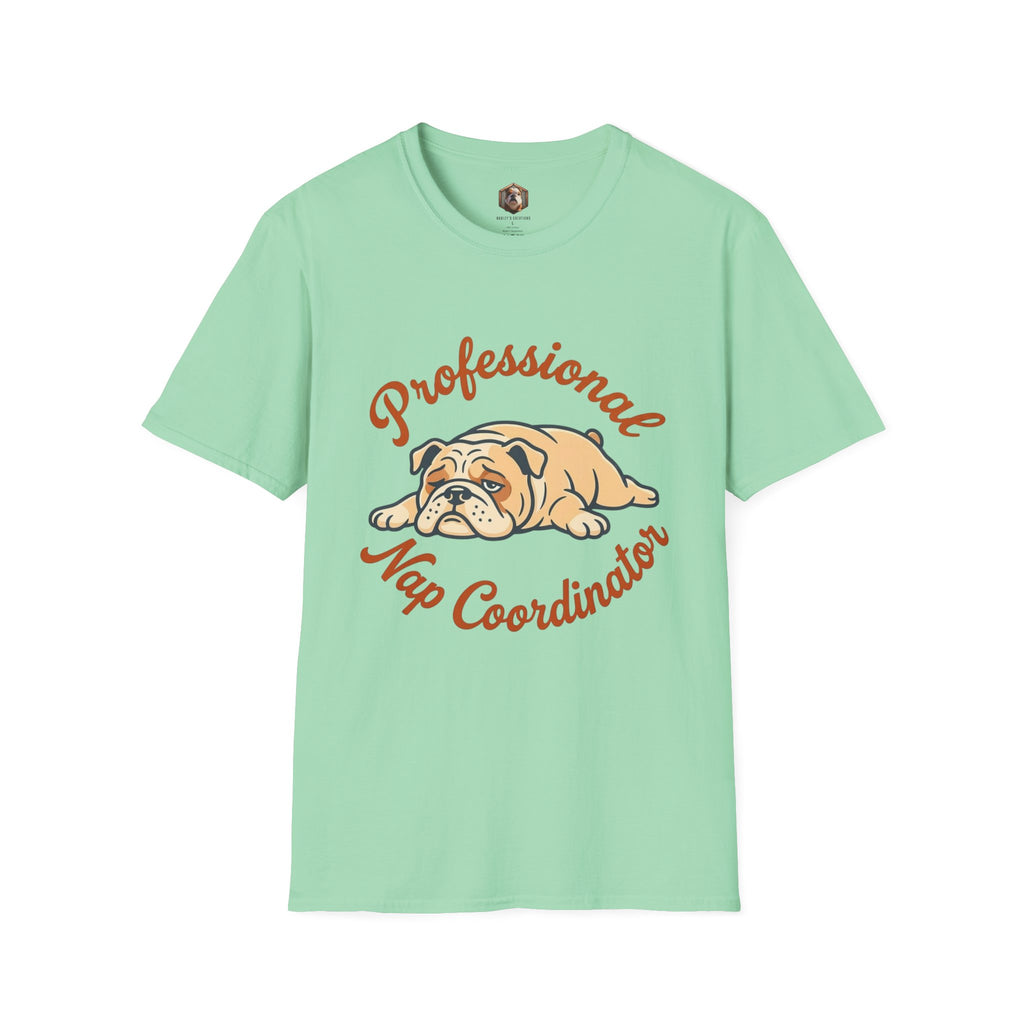 Professional Nap Coordinator Bulldog T-Shirt