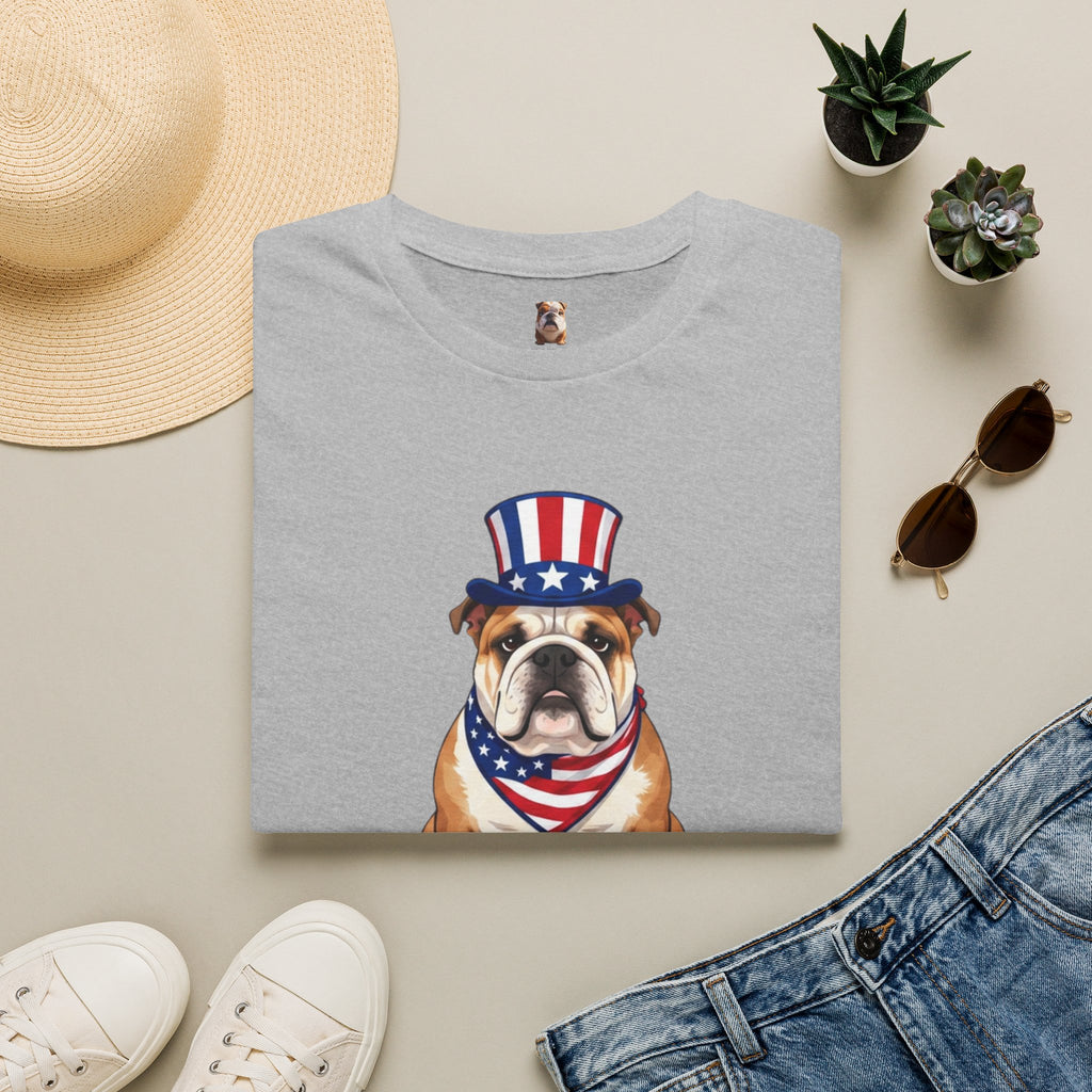 Patriotic Bulldog T-Shirt