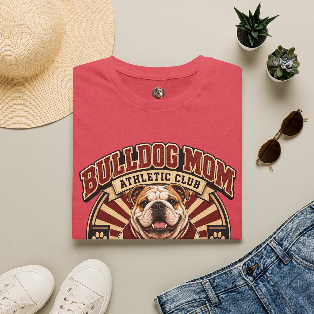 Bulldog Mom Athletic T-Shirt