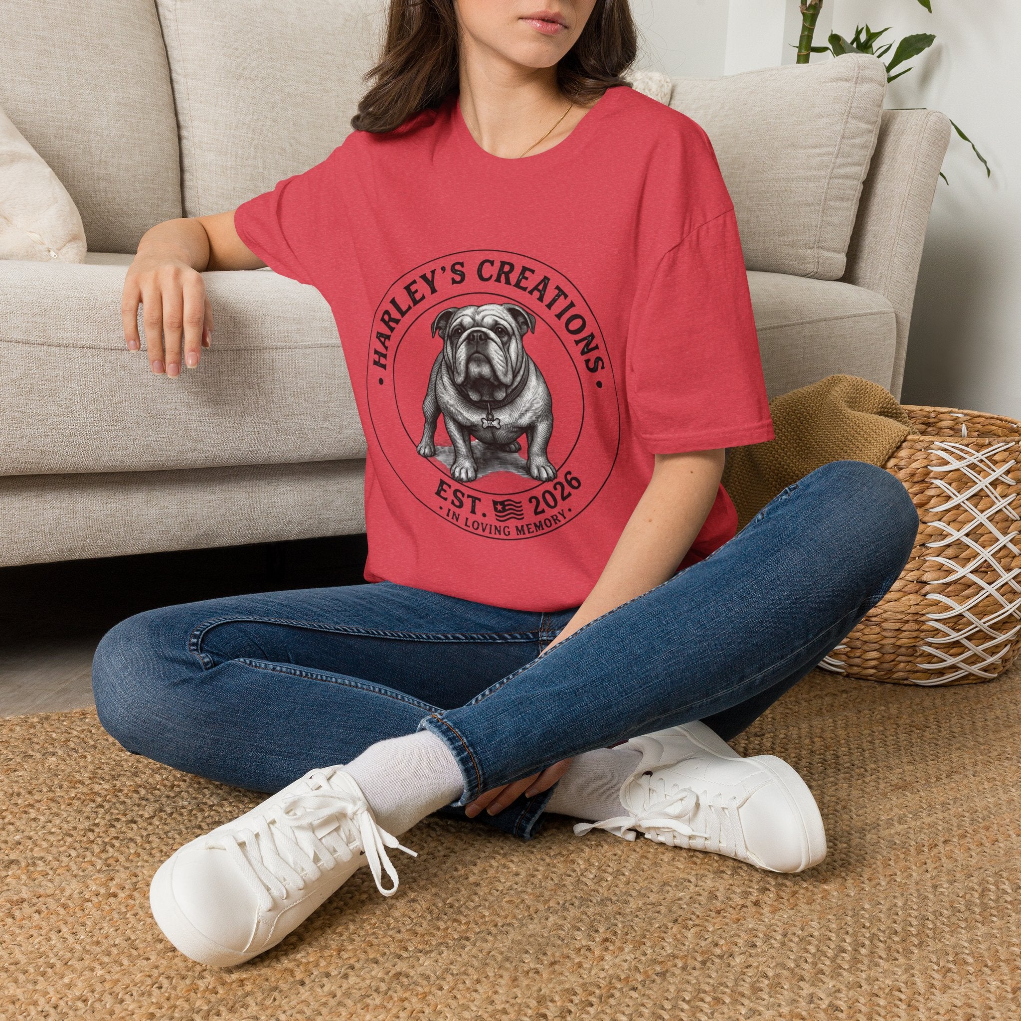 "Harley’s Creations" Bulldog T-Shirt