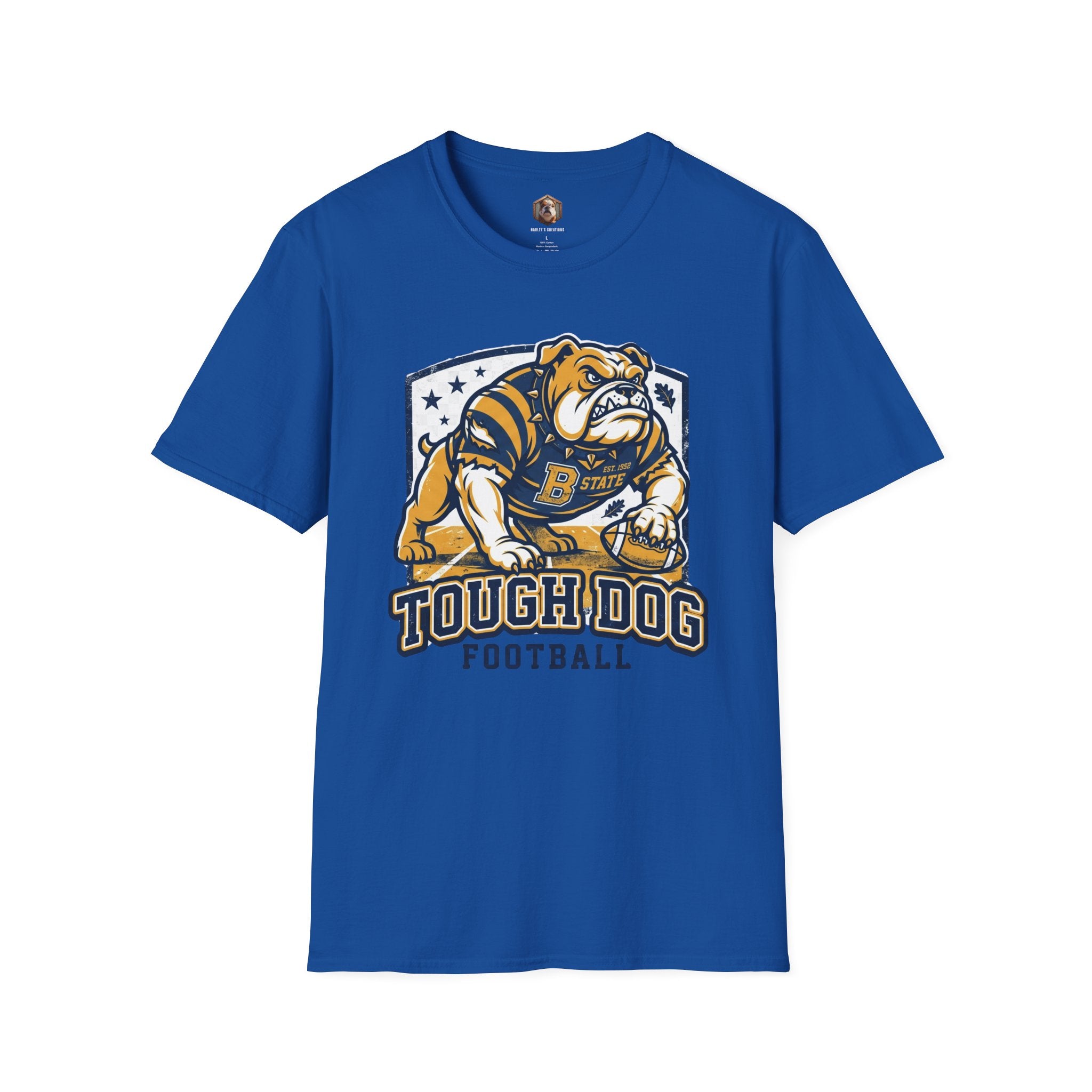 Bulldog Football T-Shirt