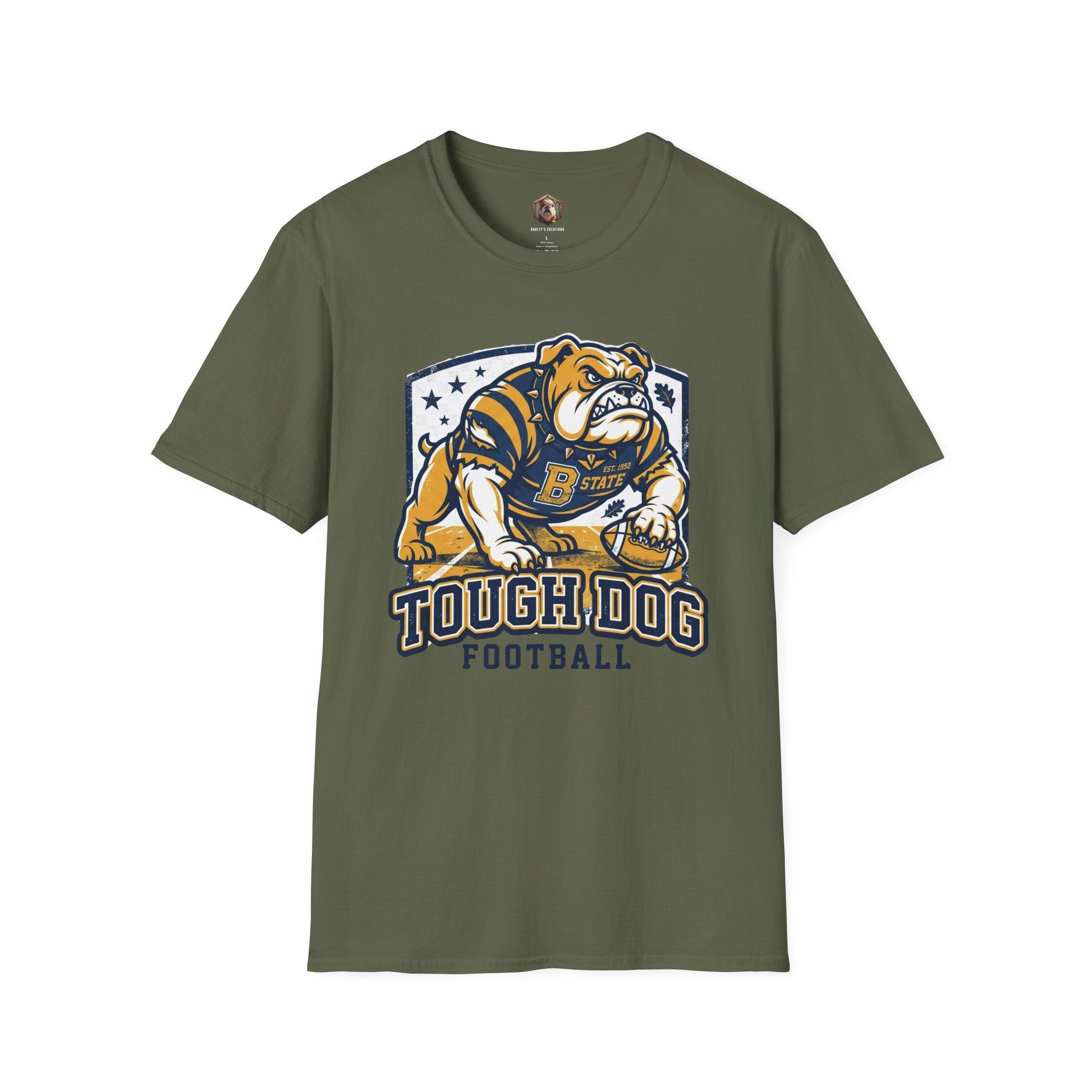 Bulldog Football T-Shirt