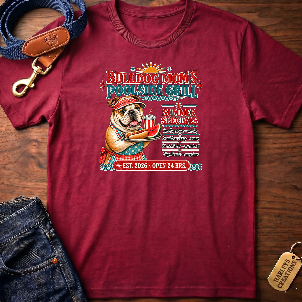 Mom's Poolside Grill T-Shirt
