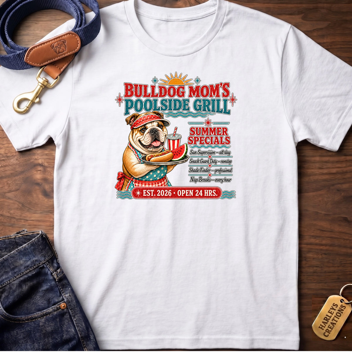 Mom's Poolside Grill T-Shirt