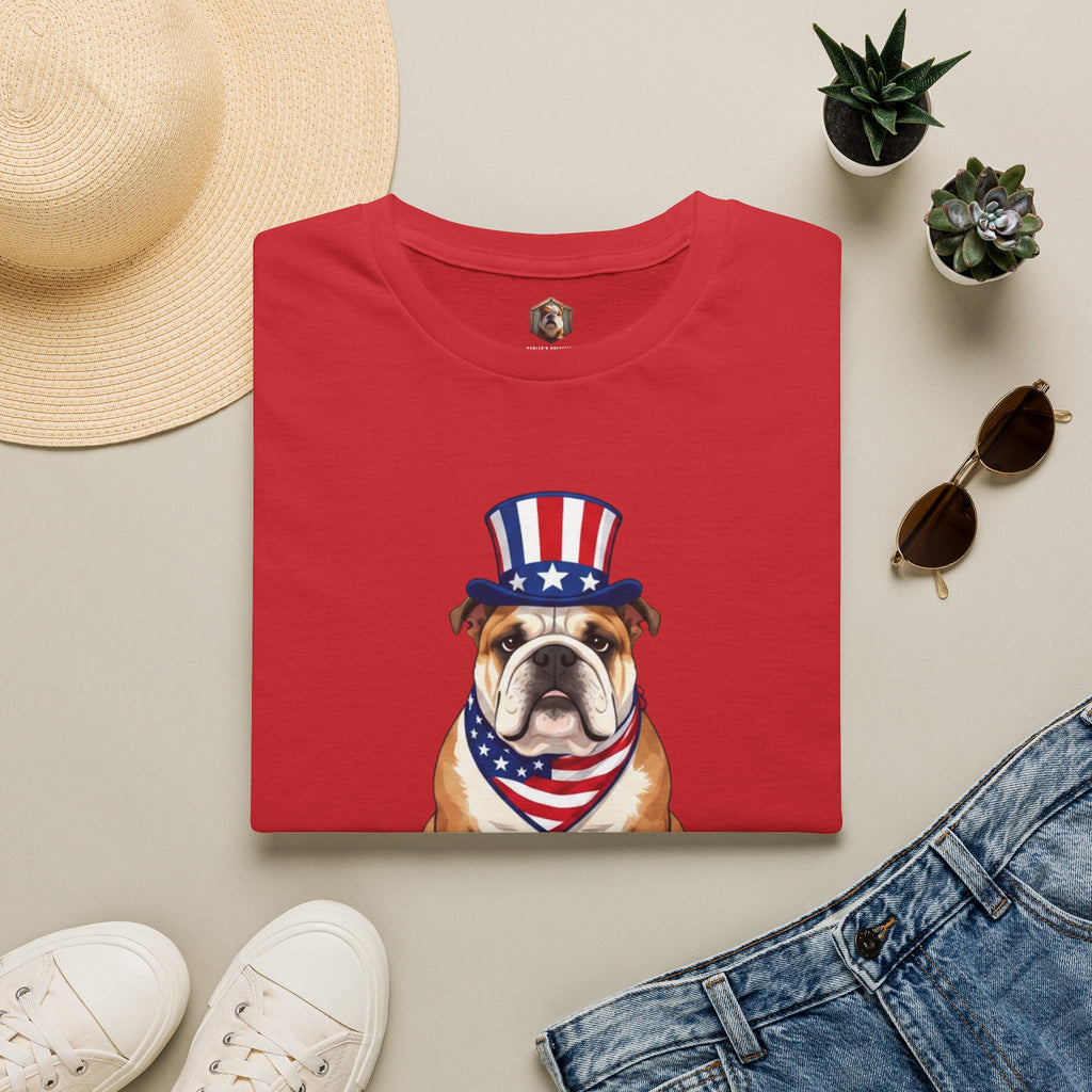 Patriotic Bulldog T-Shirt