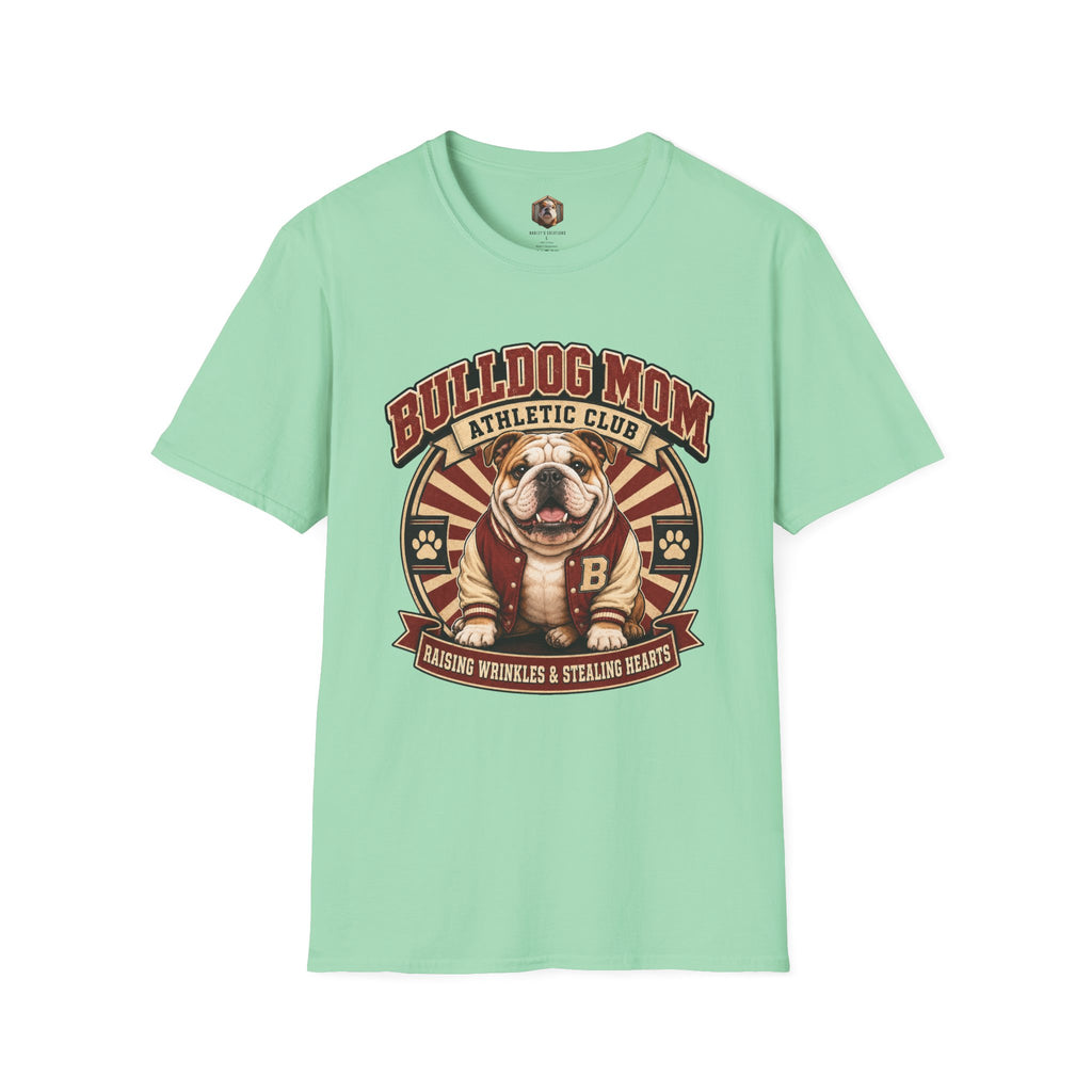Bulldog Mom Athletic T-Shirt