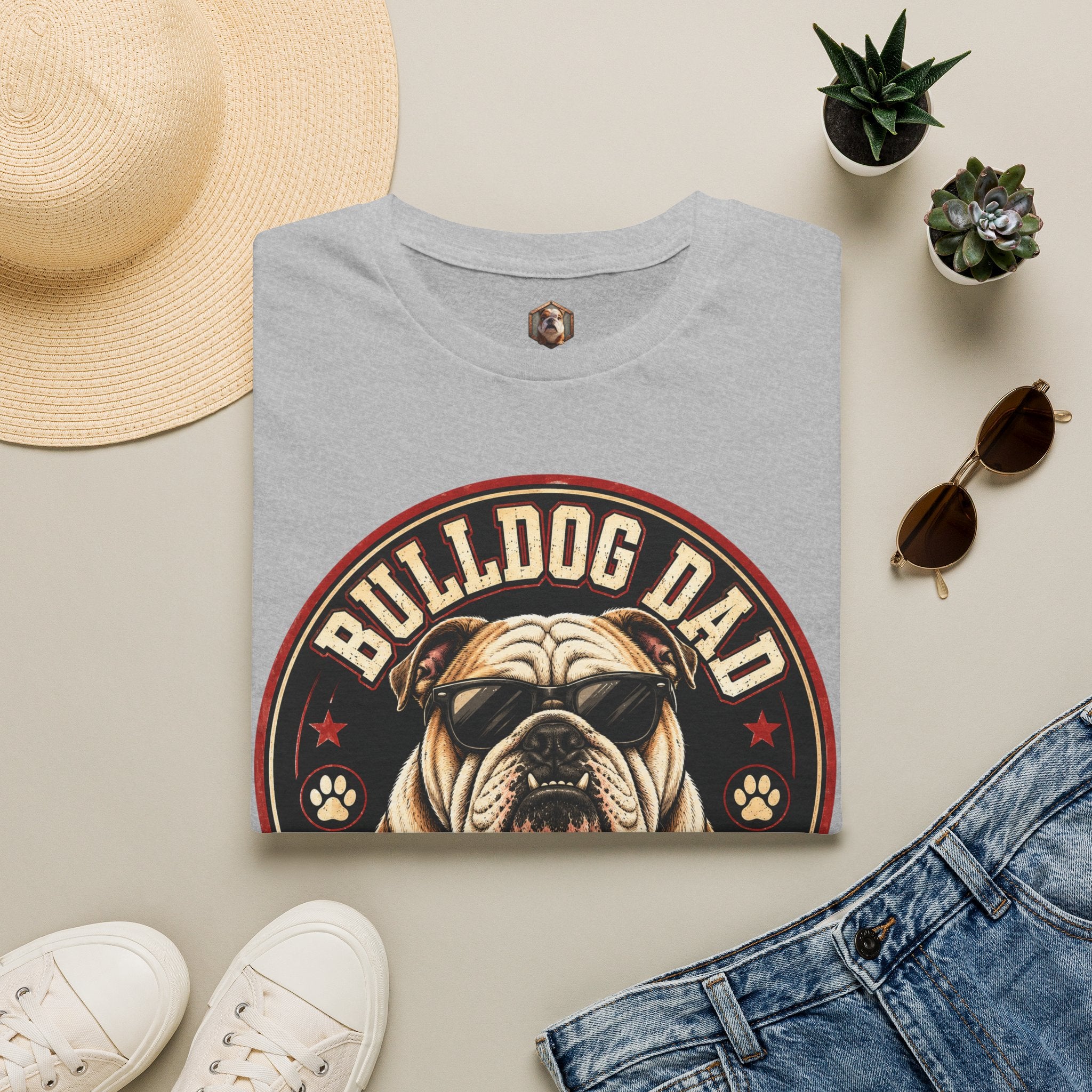 bulldog dad T-Shirt