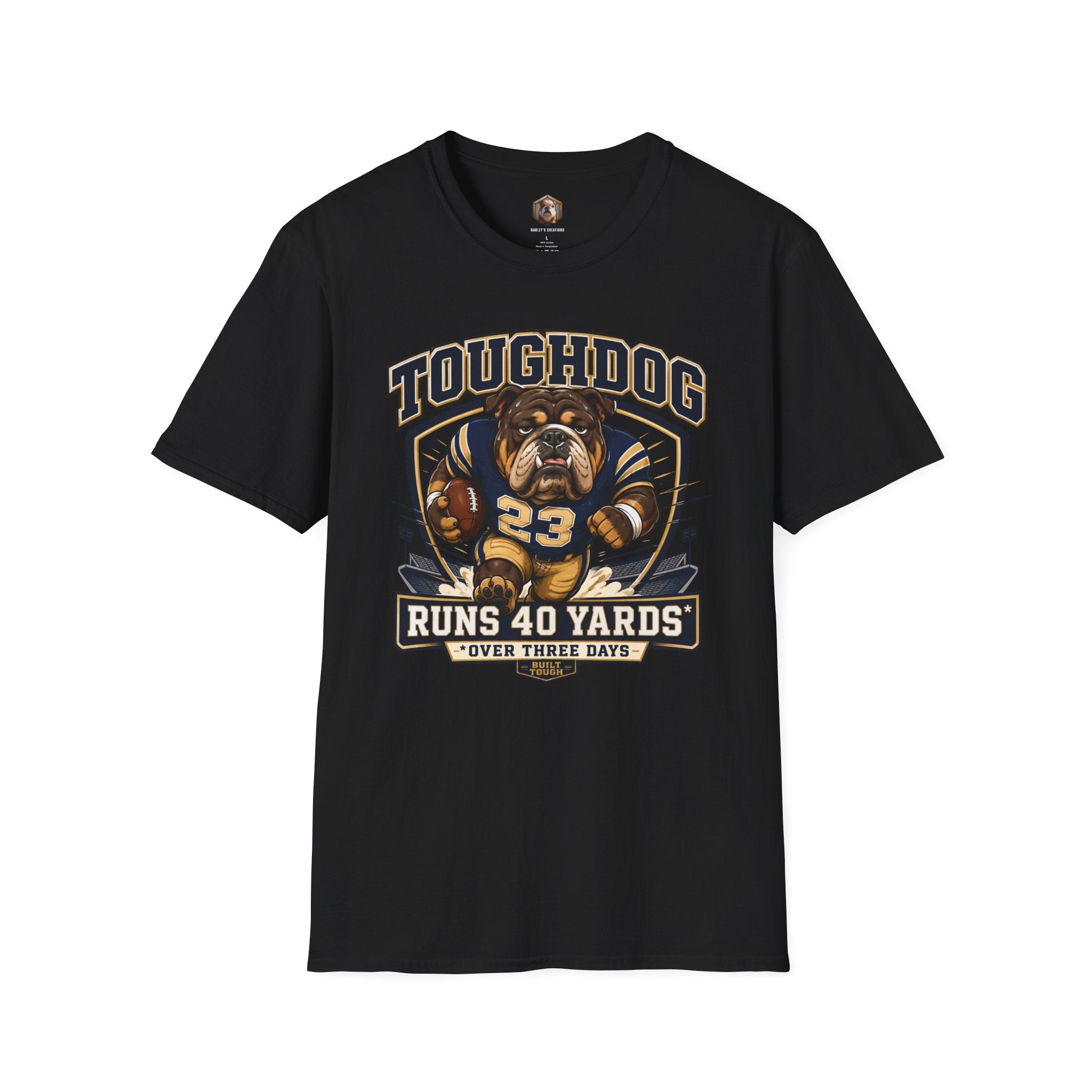 Bulldog Football T-Shirt
