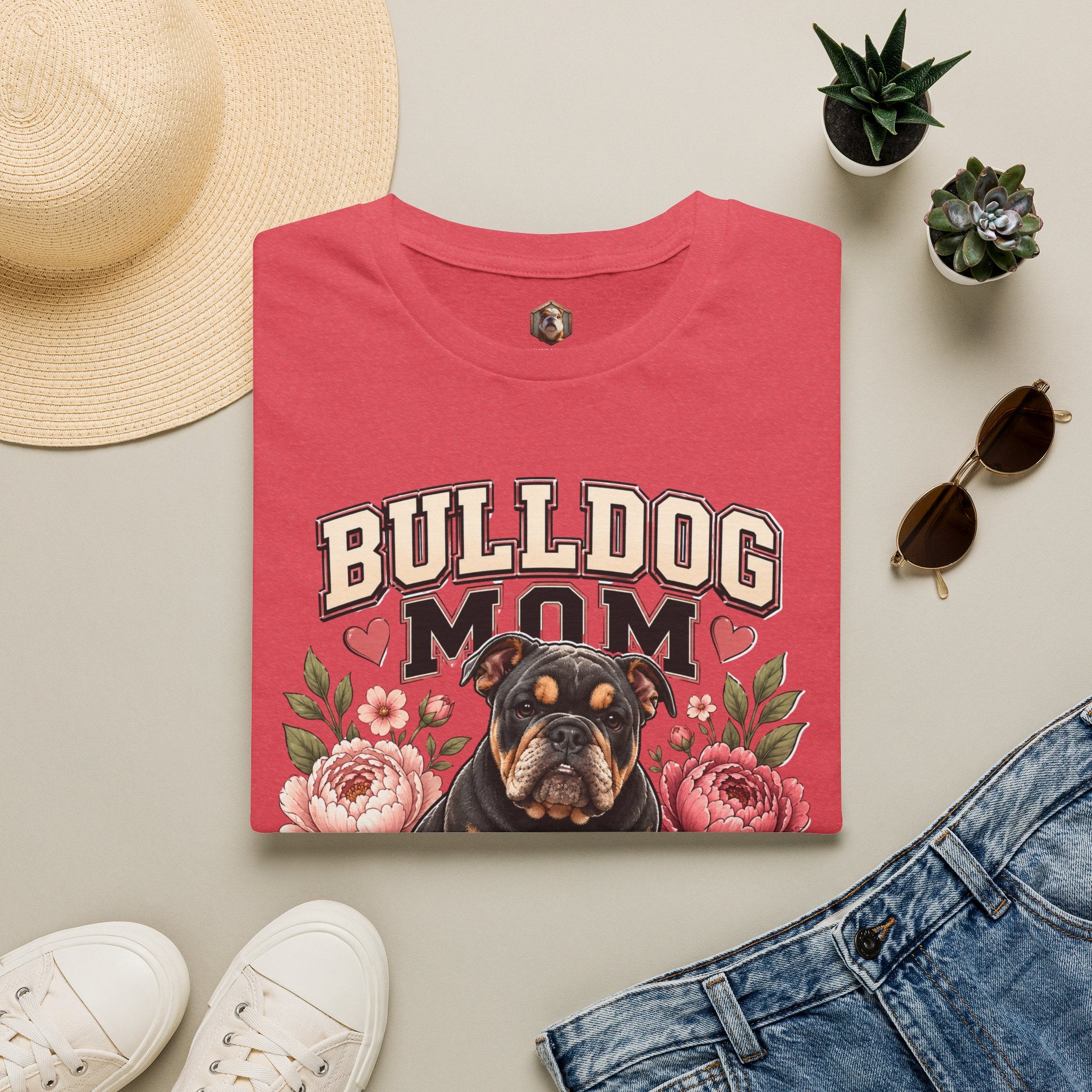Bulldog Mom T-Shirt