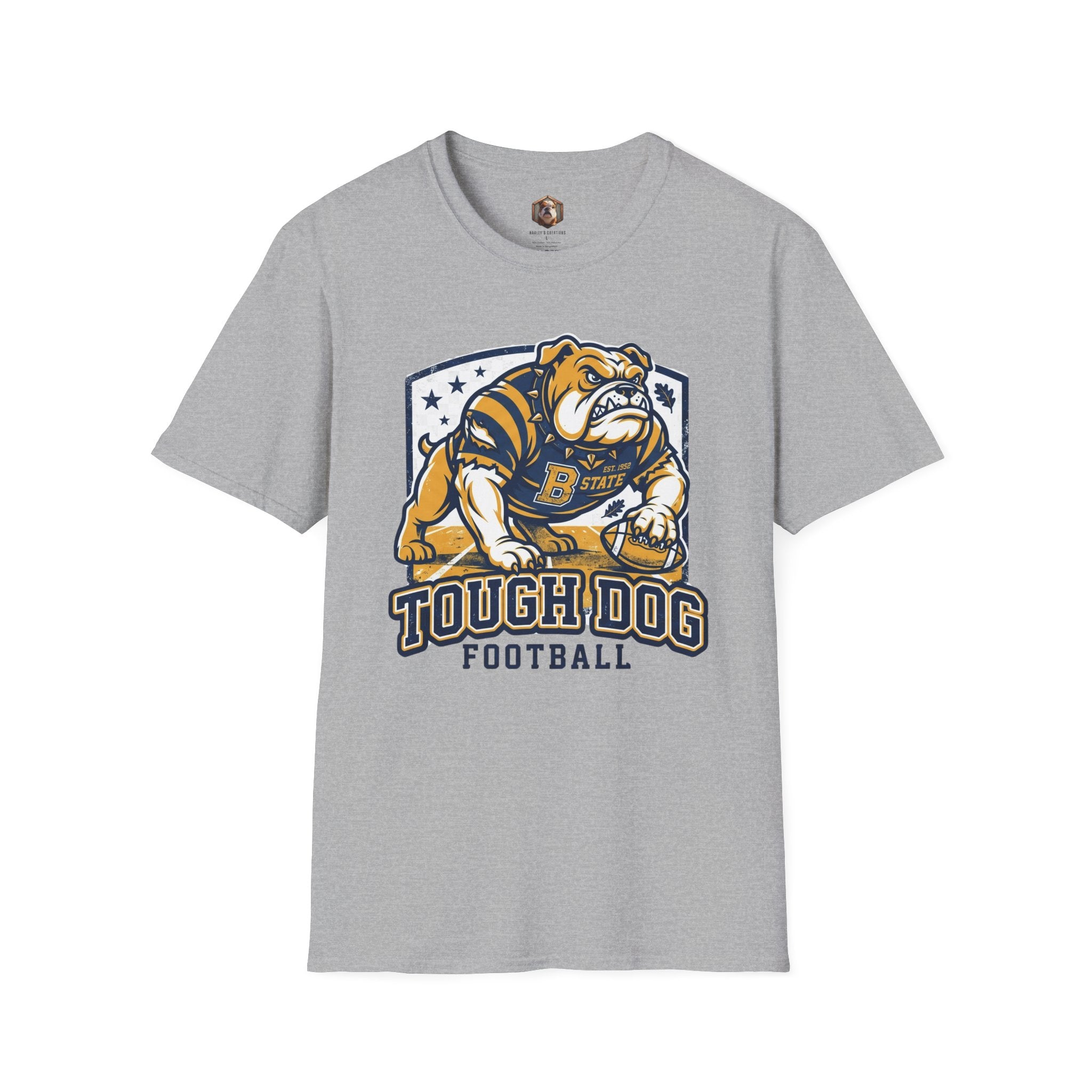 Bulldog Football T-Shirt