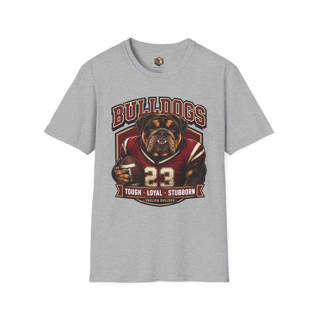 Bulldog Football Player T-Shirt