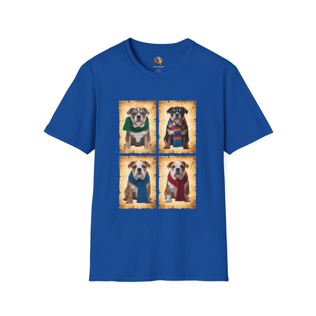 Four Bulldog Puppies T-Shirt