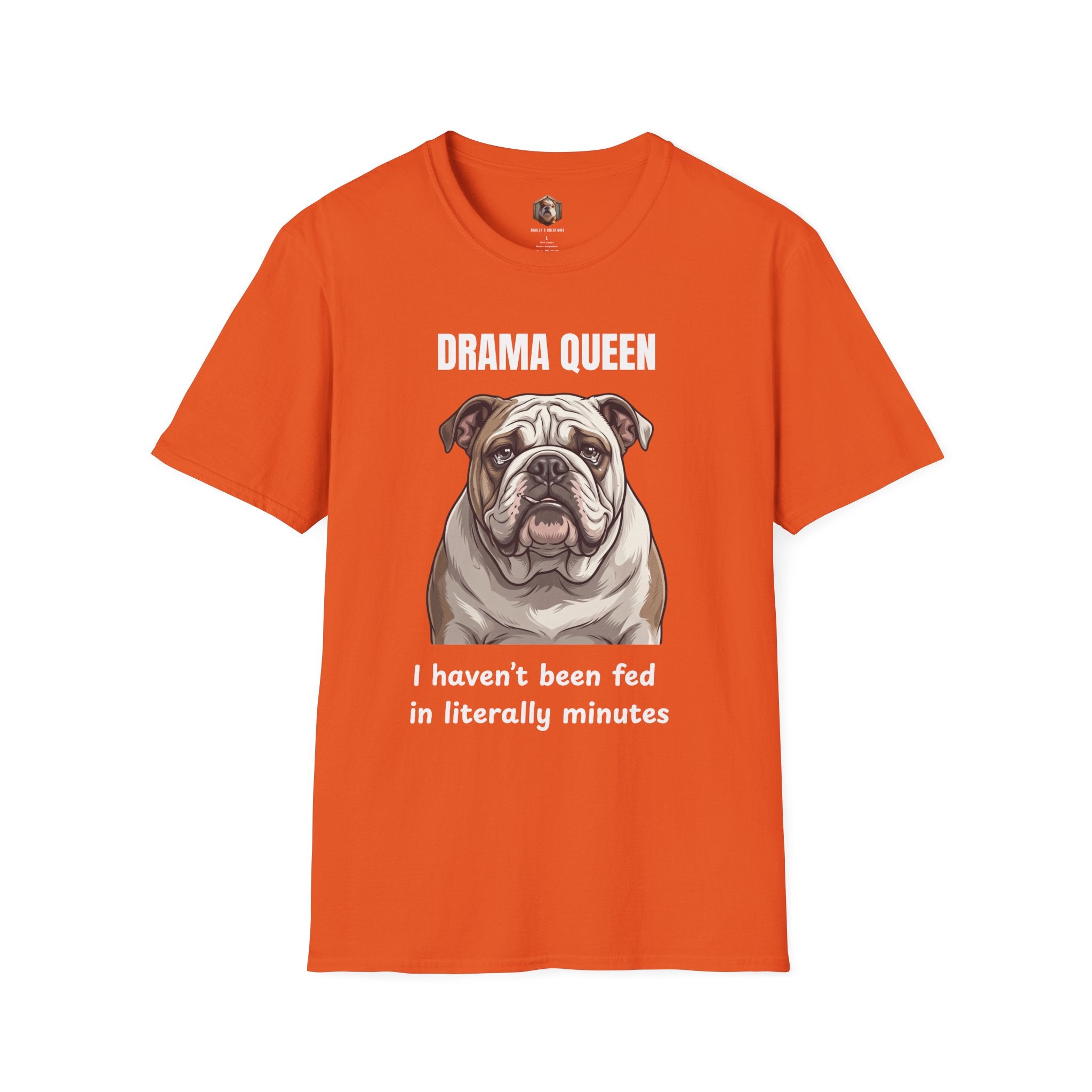 Drama Queen Bulldog T-Shirt
