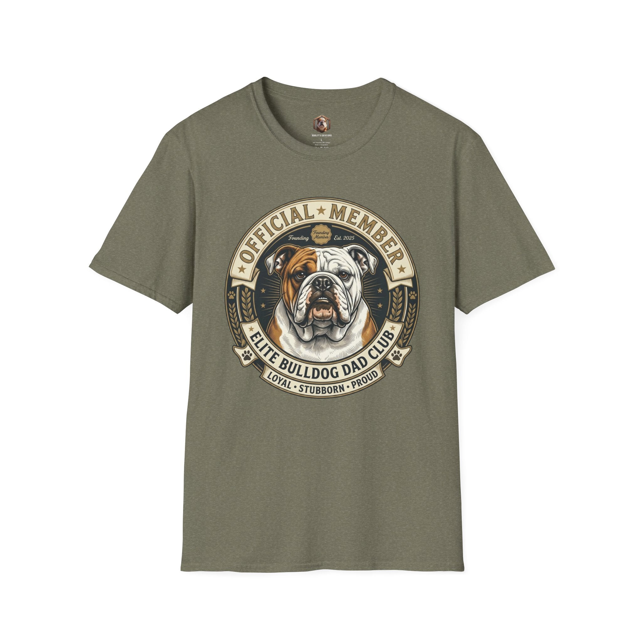 Bulldog Dad Club T-Shirt