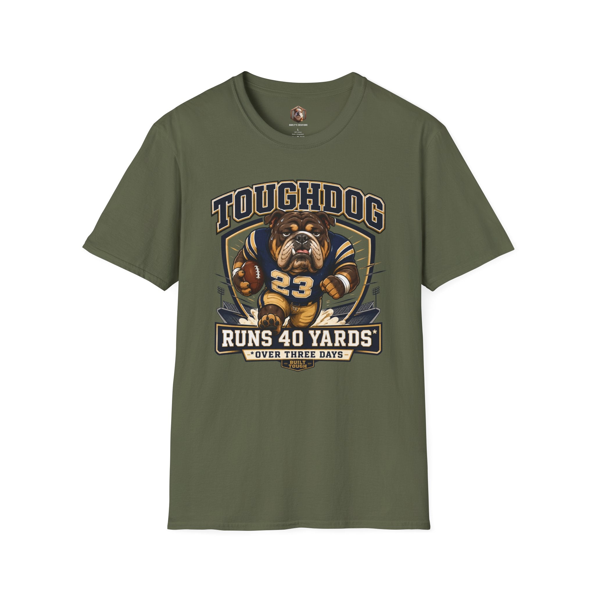 Bulldog Football T-Shirt