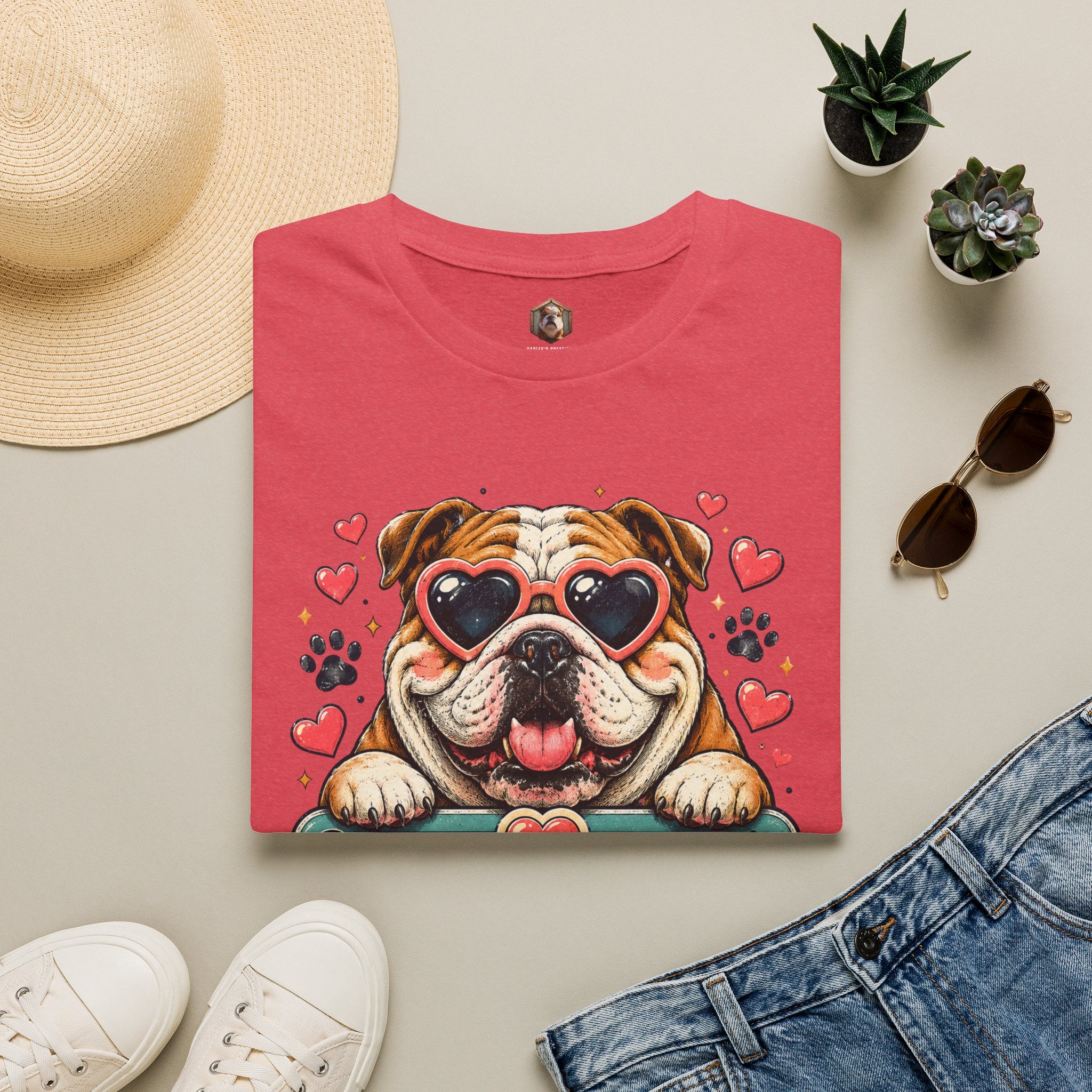 Bulldog Kisses T-shirt