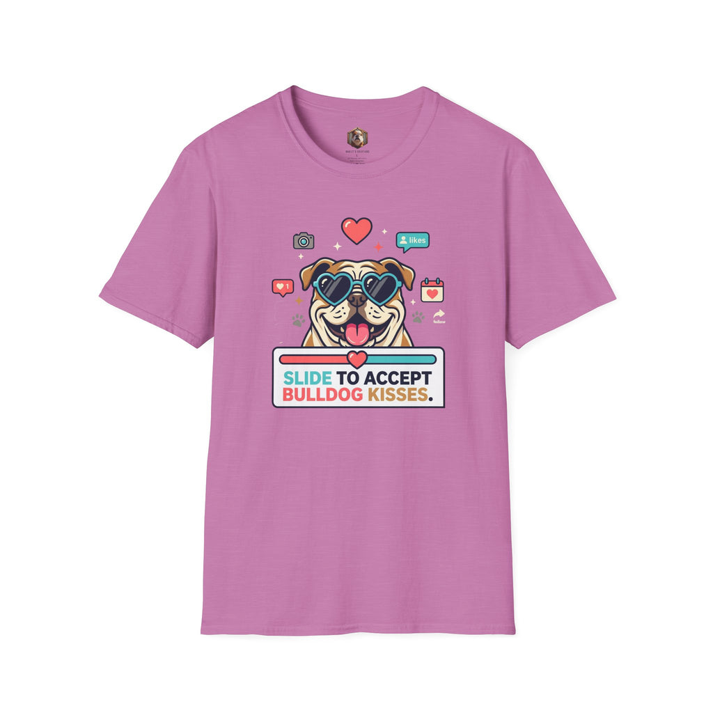 Slide to Accept Bulldog Kisses T-shirt