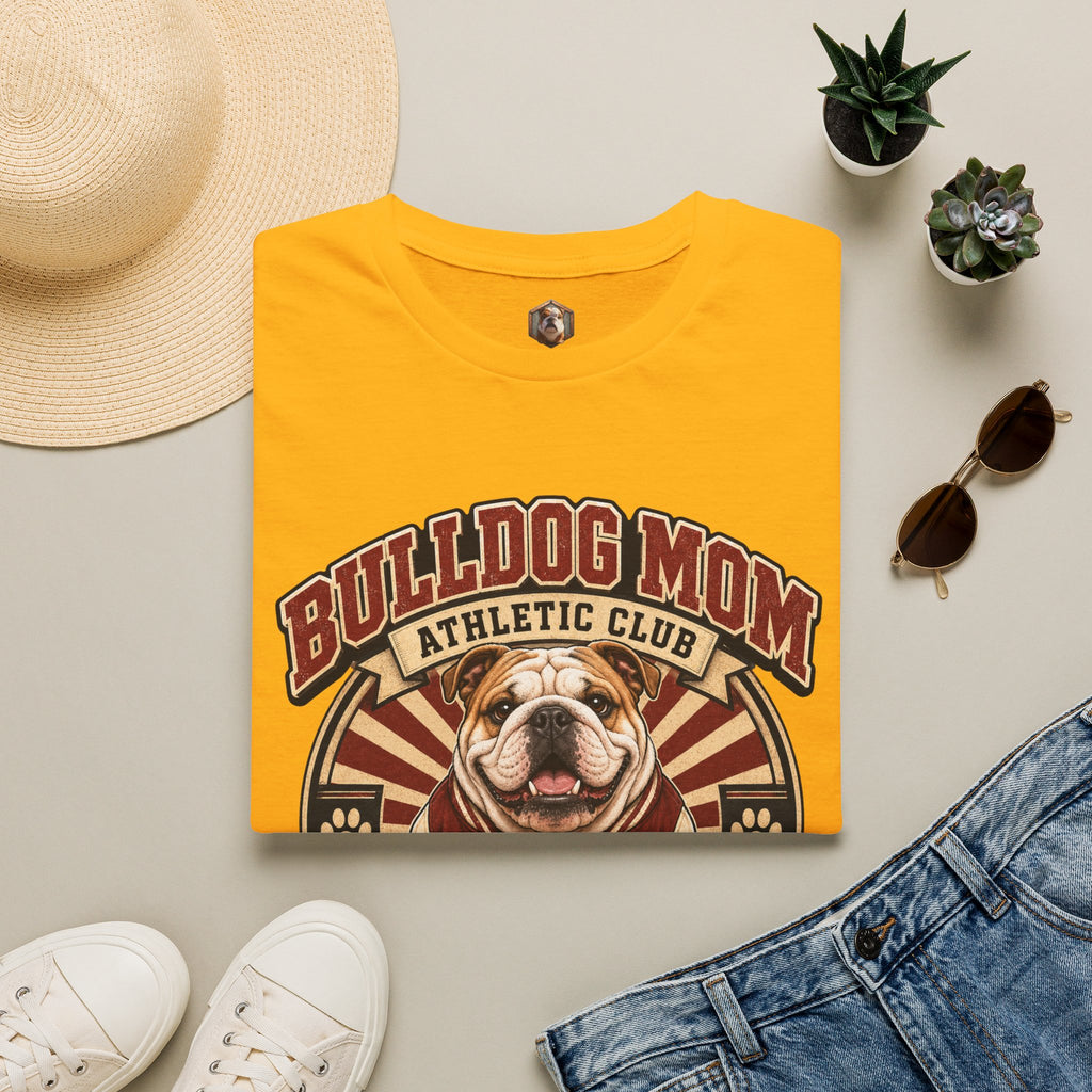Bulldog Mom Athletic T-Shirt
