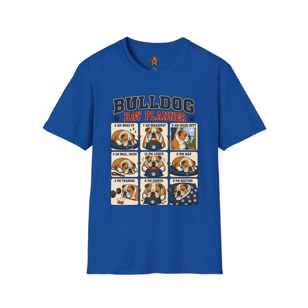 Bulldog Day Planner T-shirt