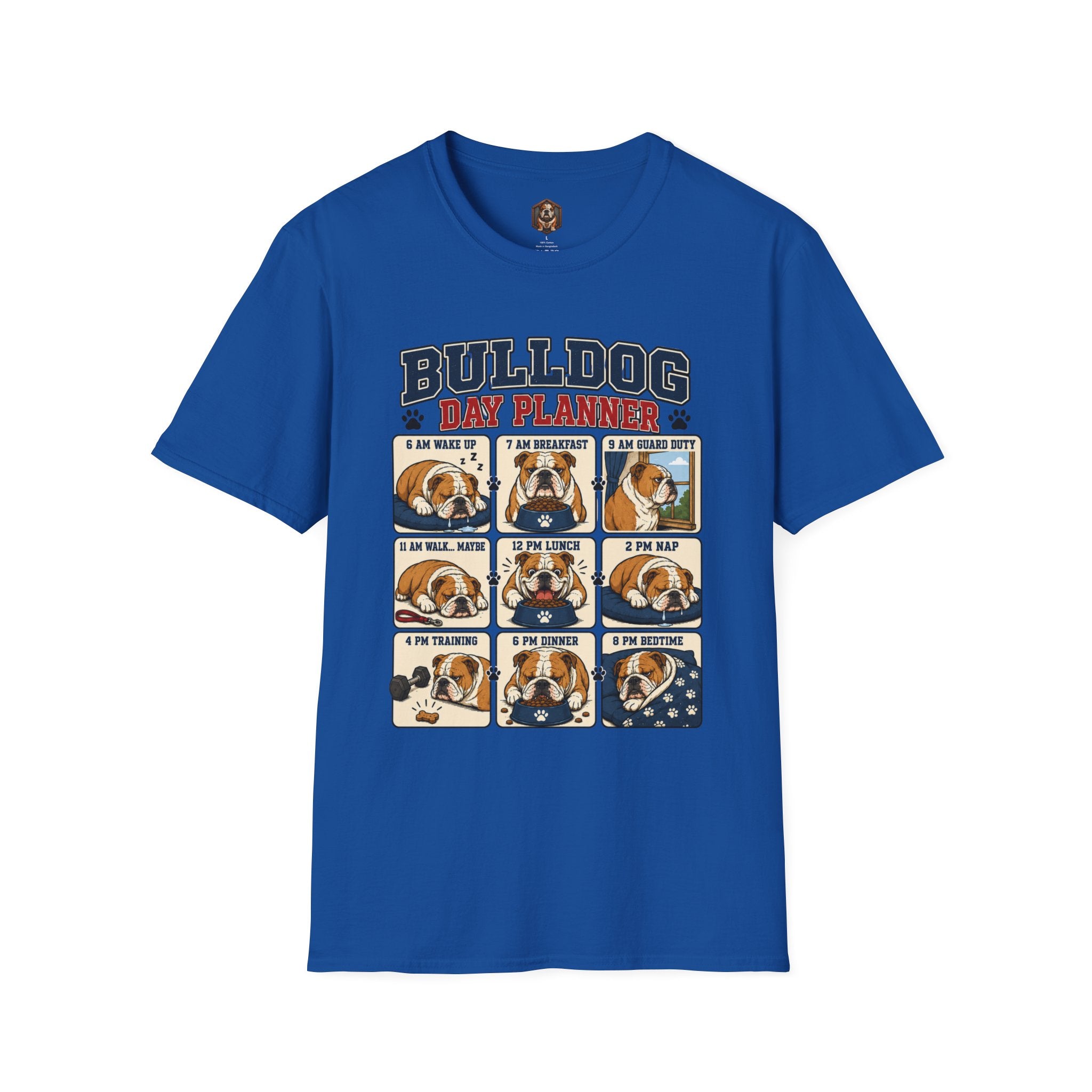 Bulldog Day Planner T-shirt