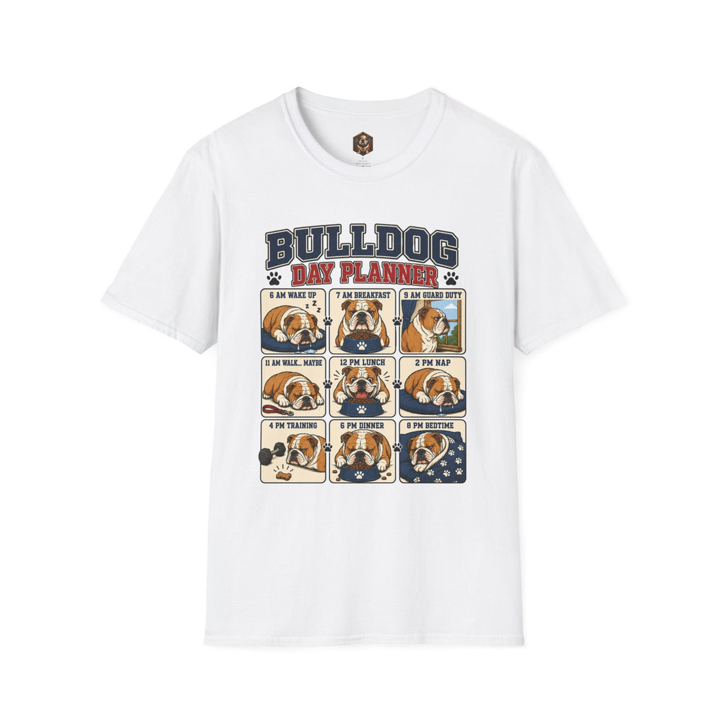 Bulldog Day Planner T-shirt