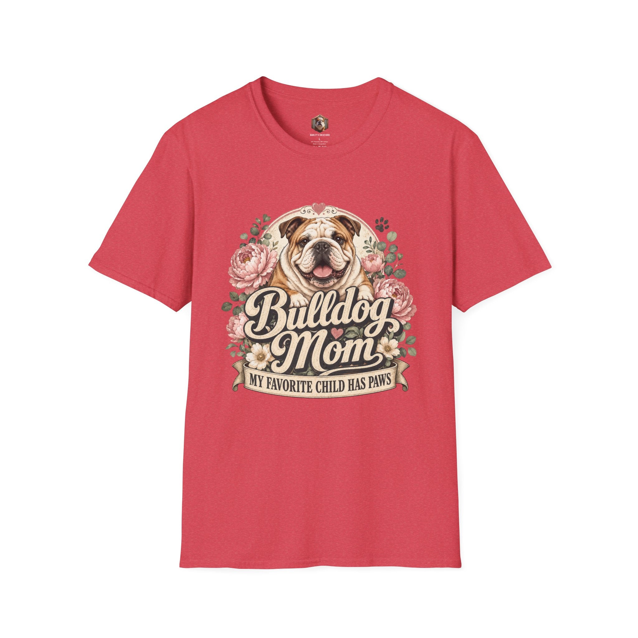 Bulldog Mom T-Shirt