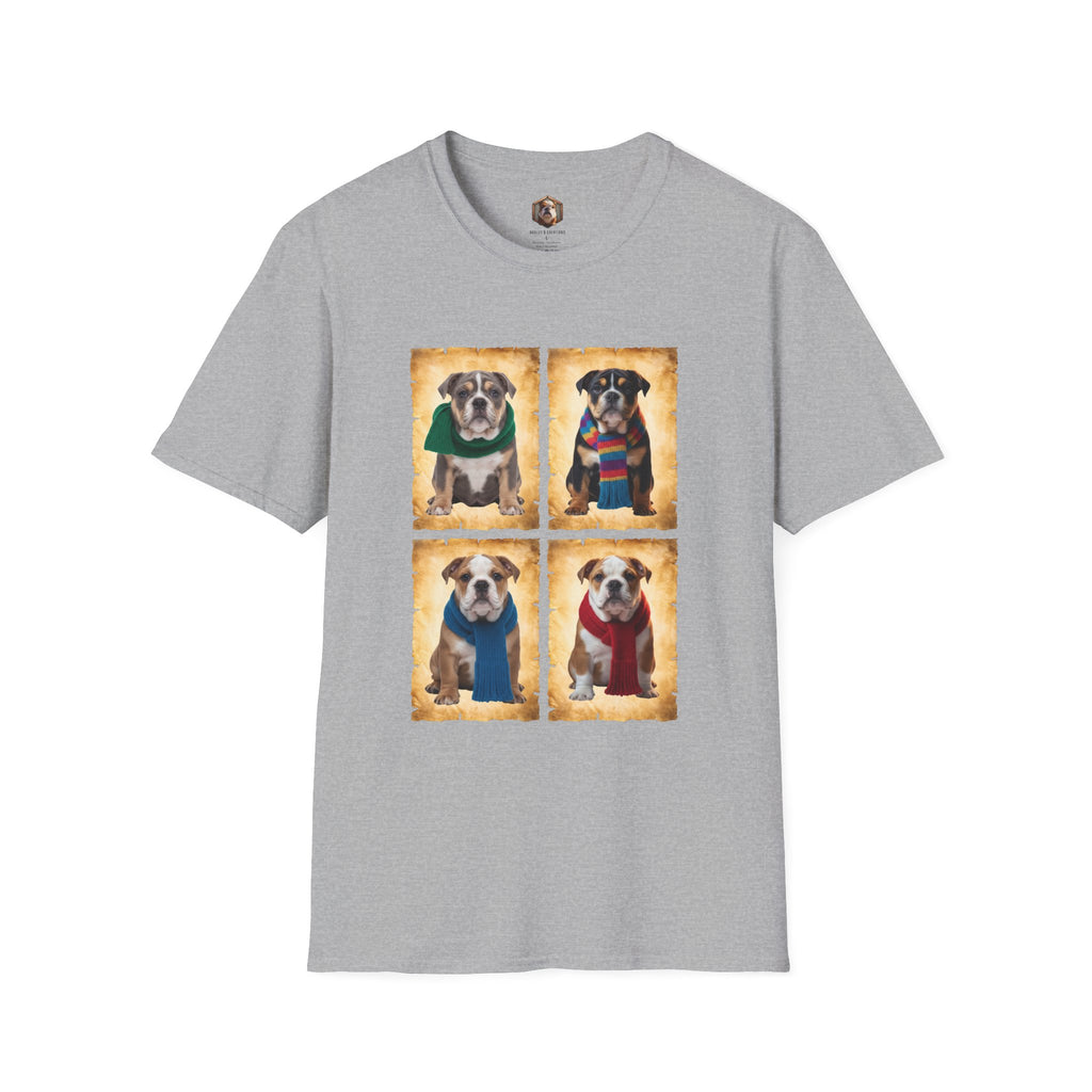 Four Bulldog Puppies T-Shirt