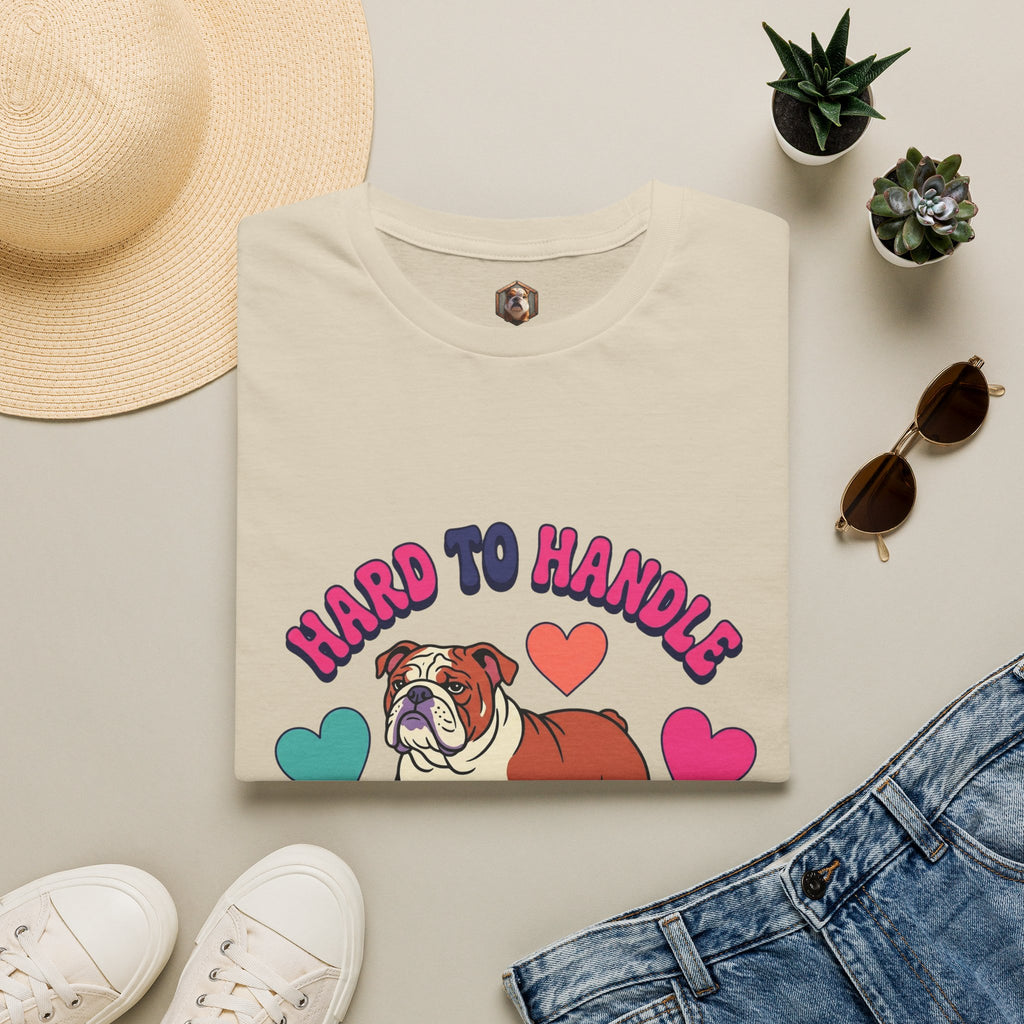 Bulldog "Hard to Handle, Easy to Love" T-Shirt