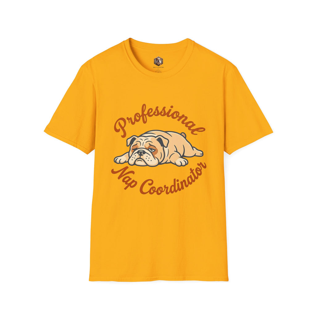 Professional Nap Coordinator Bulldog T-Shirt
