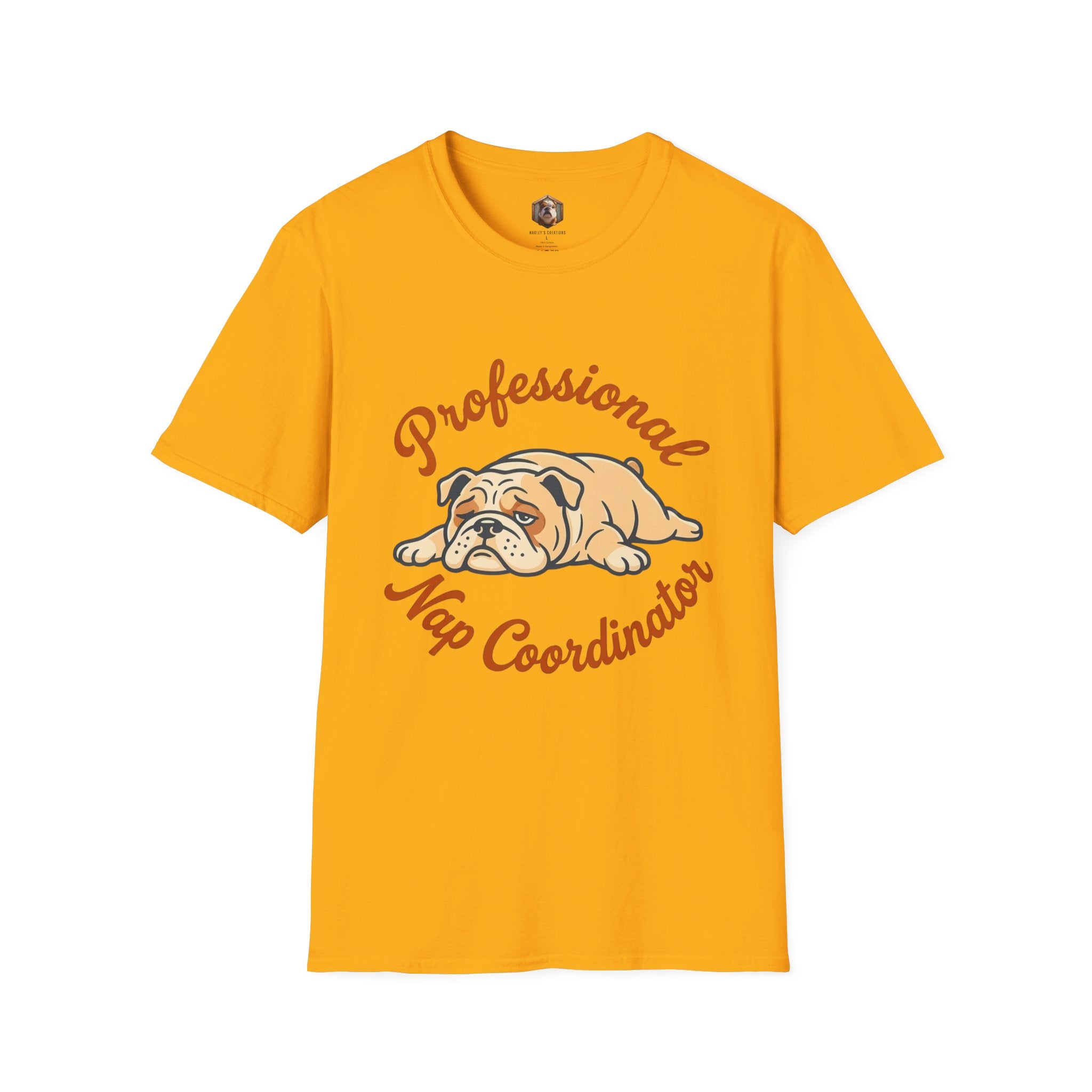 Professional Nap Coordinator Bulldog T-Shirt