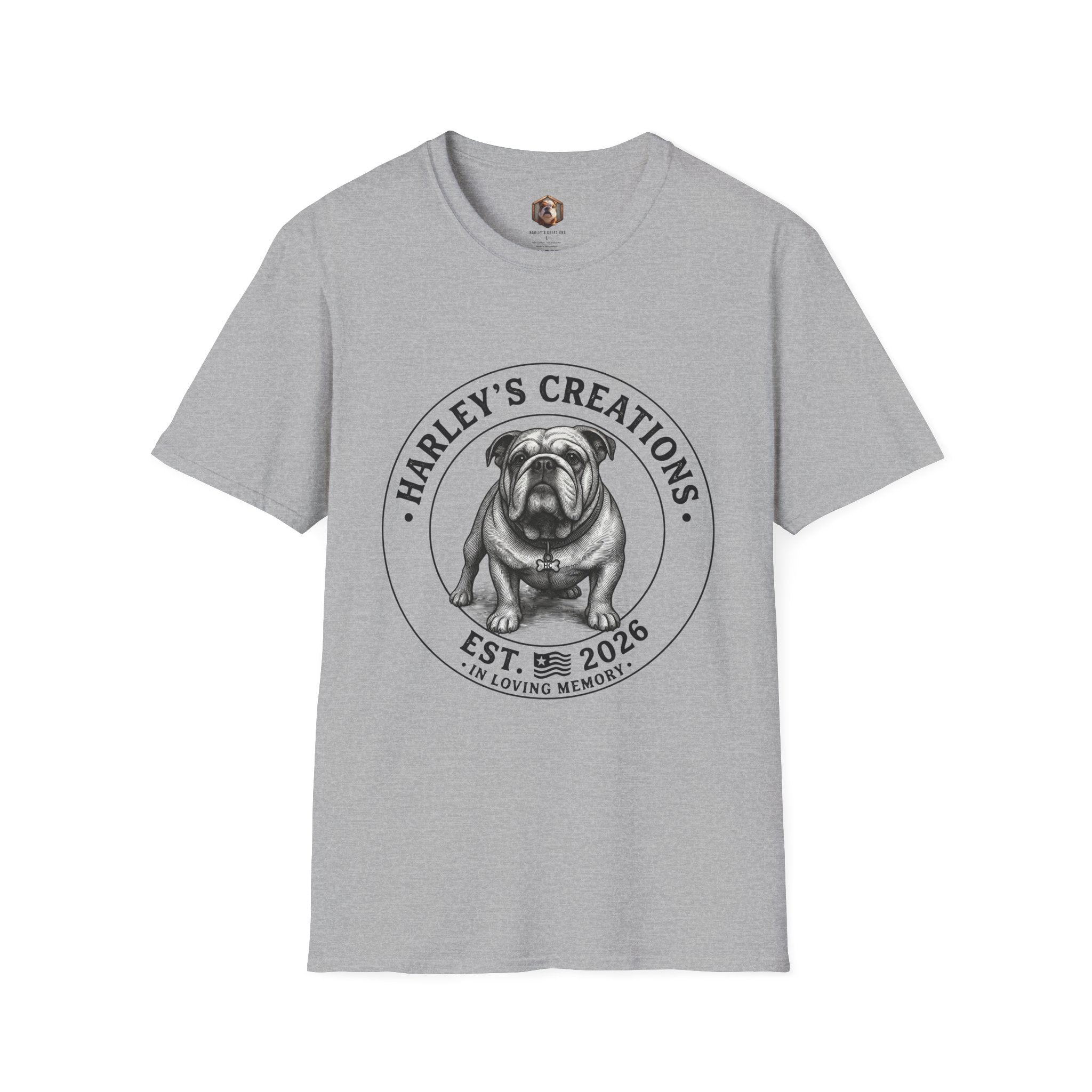 "Harley’s Creations" Bulldog T-Shirt