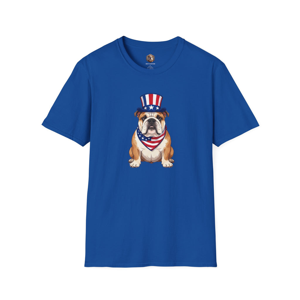 Patriotic Bulldog T-Shirt
