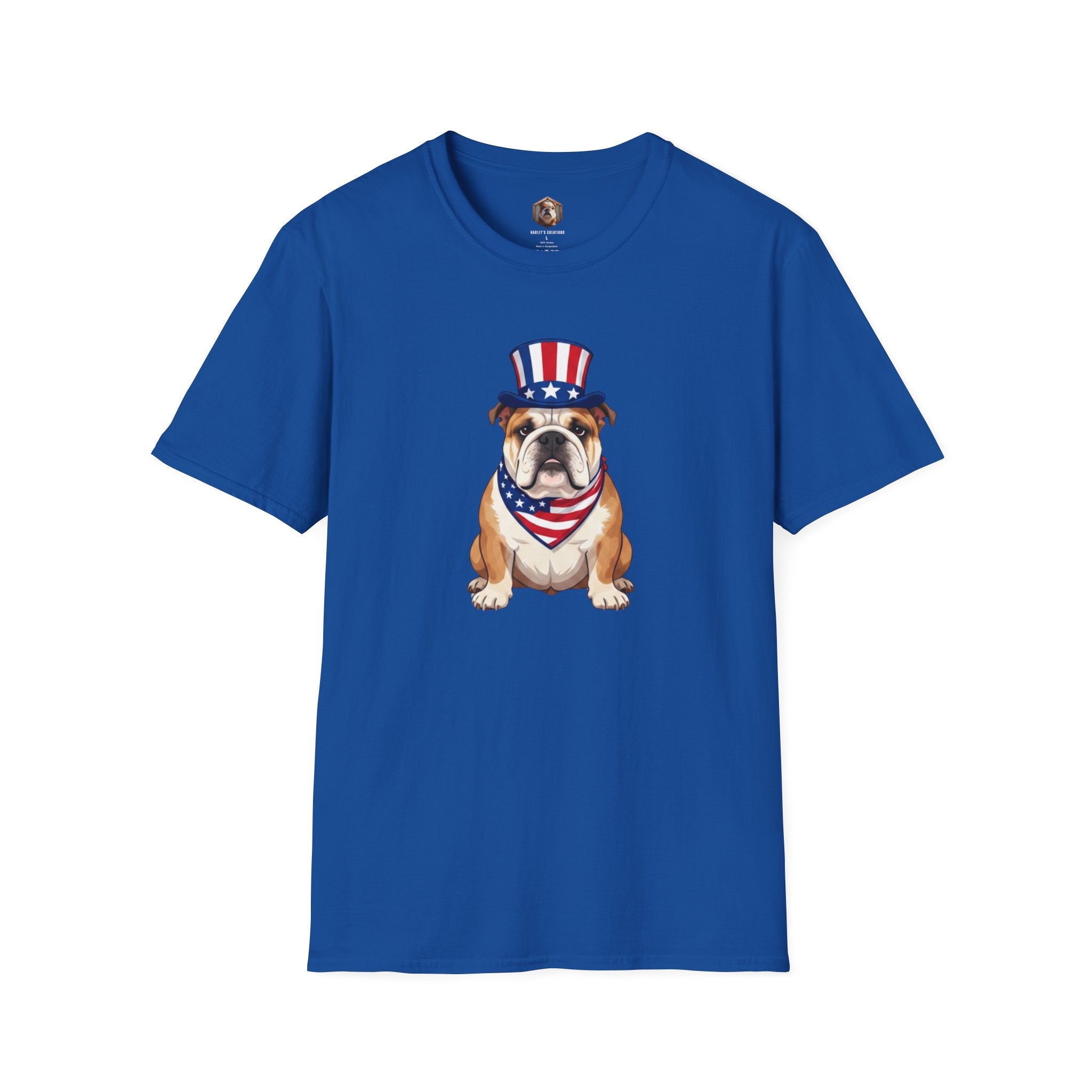 Patriotic Bulldog T-Shirt