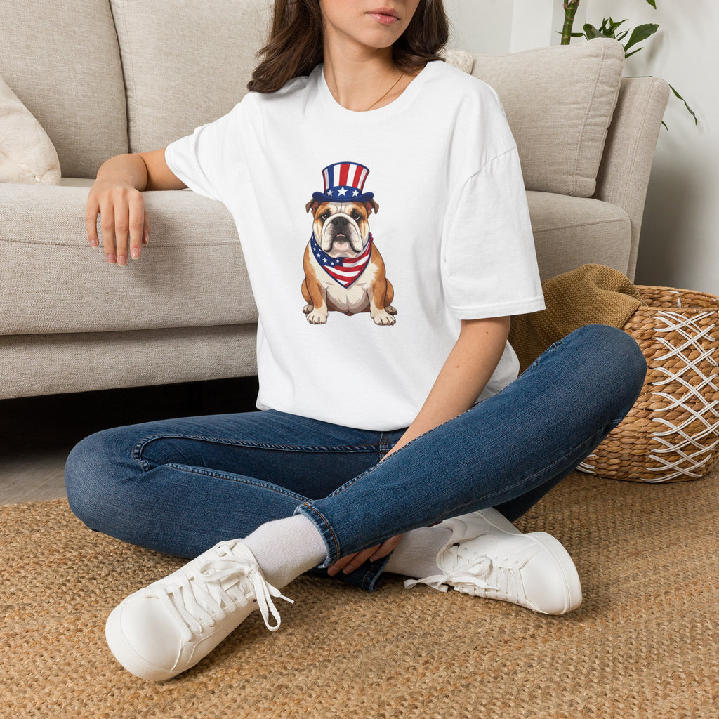 Patriotic Bulldog T-Shirt
