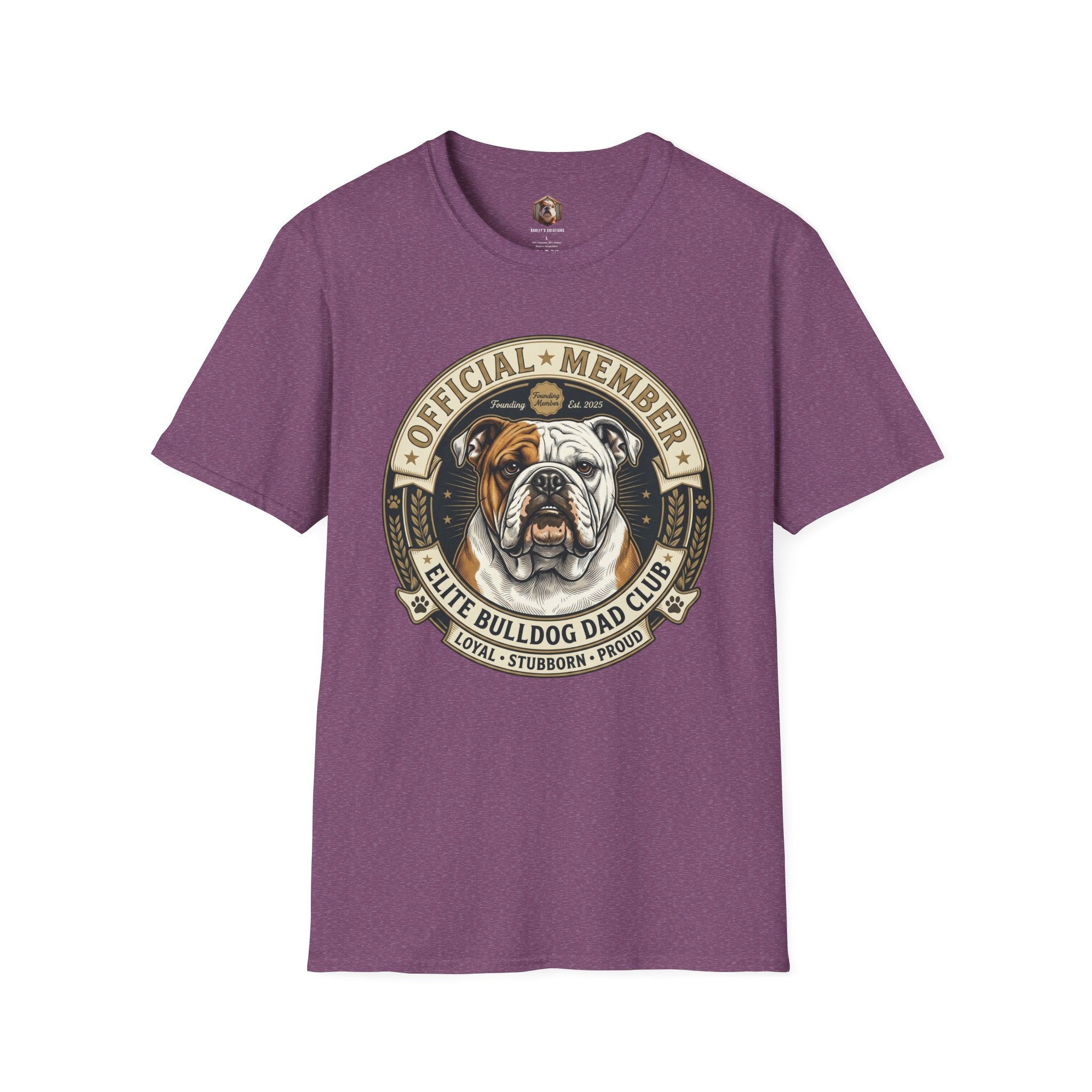 Bulldog Dad Club T-Shirt